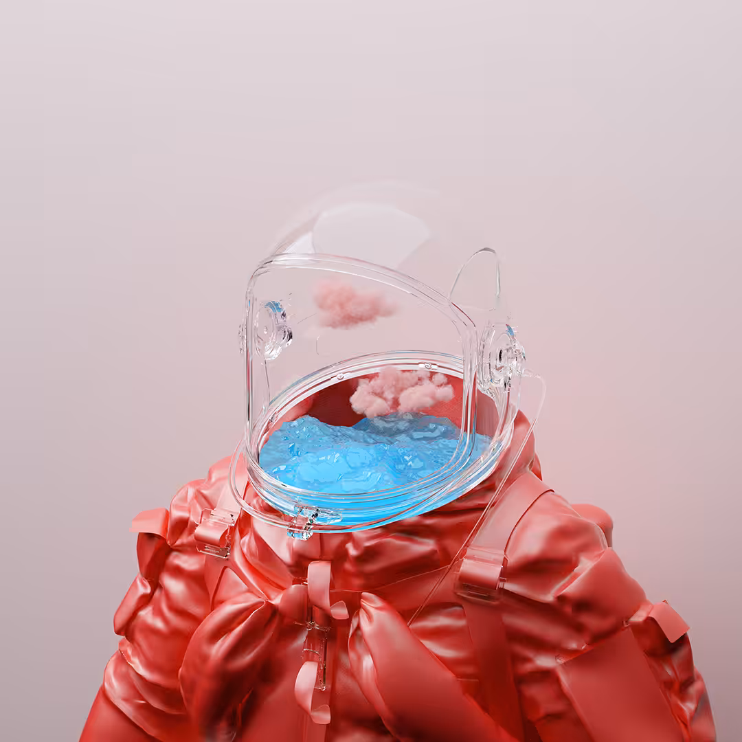 Portrait photograph from space man No.4