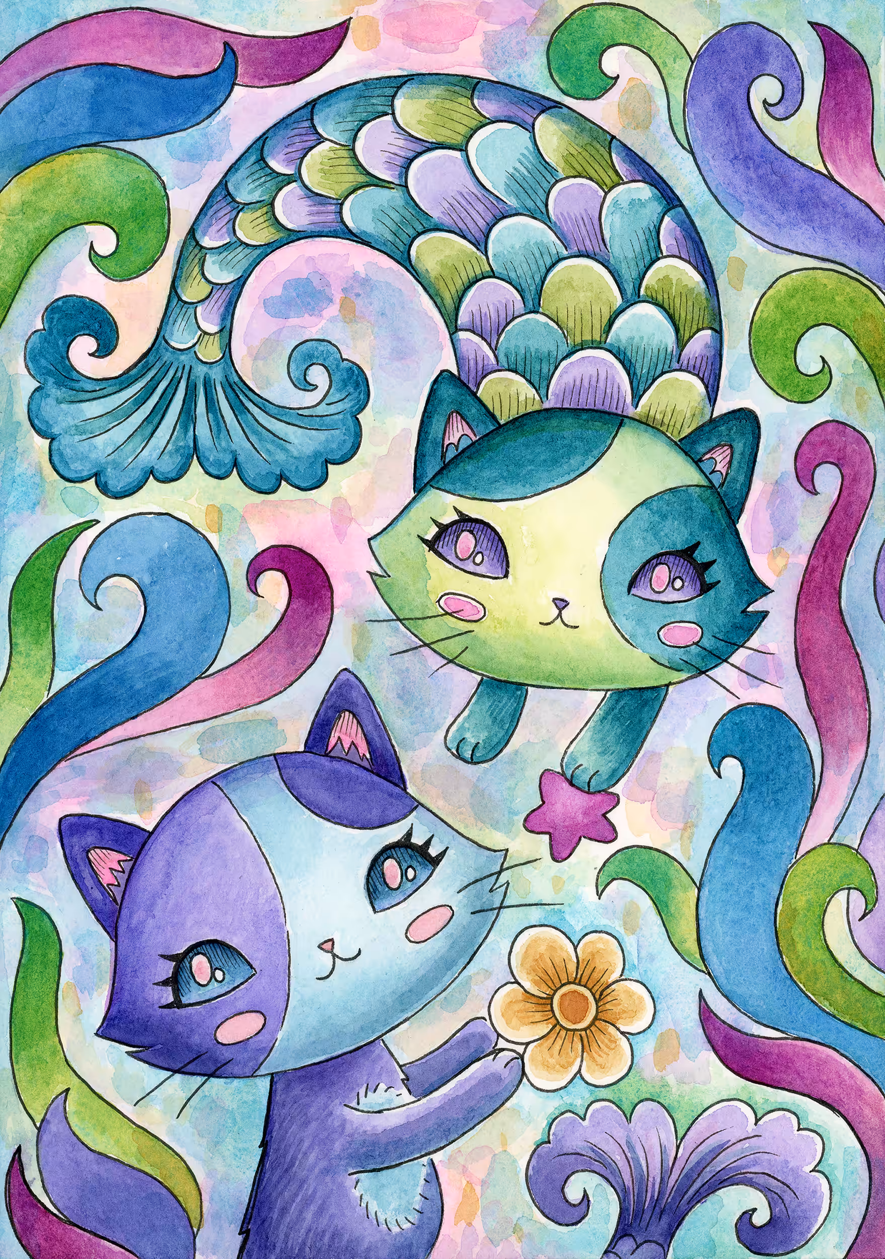 Mermaid Cats