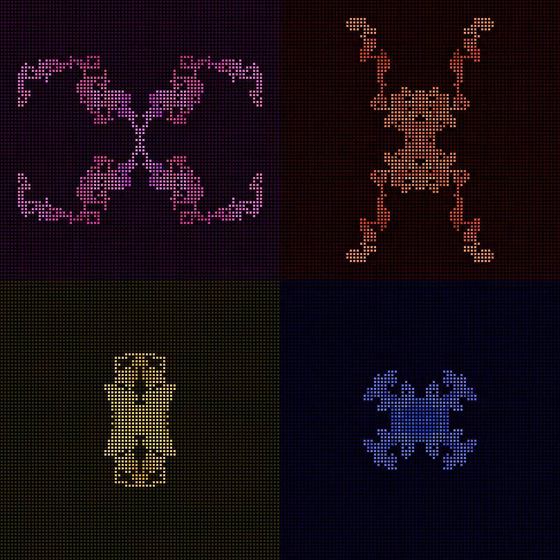Dither Creatures 2x2 #92