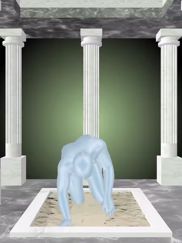 HeavenComputer: The Crawling Ethereal Blue Man #7626
