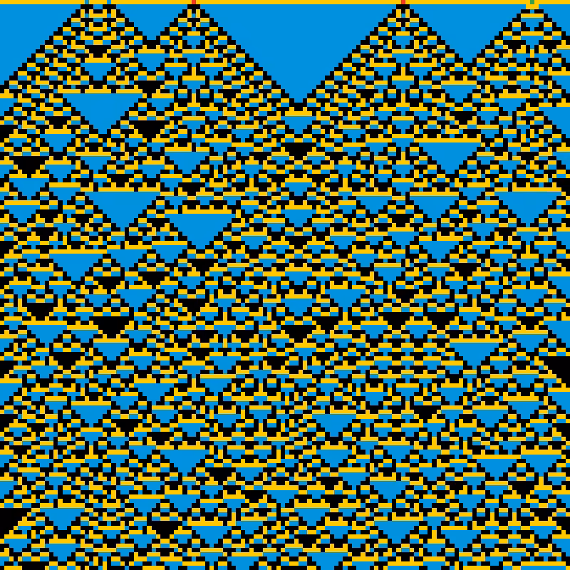 Totalistic Cellular Automata #484