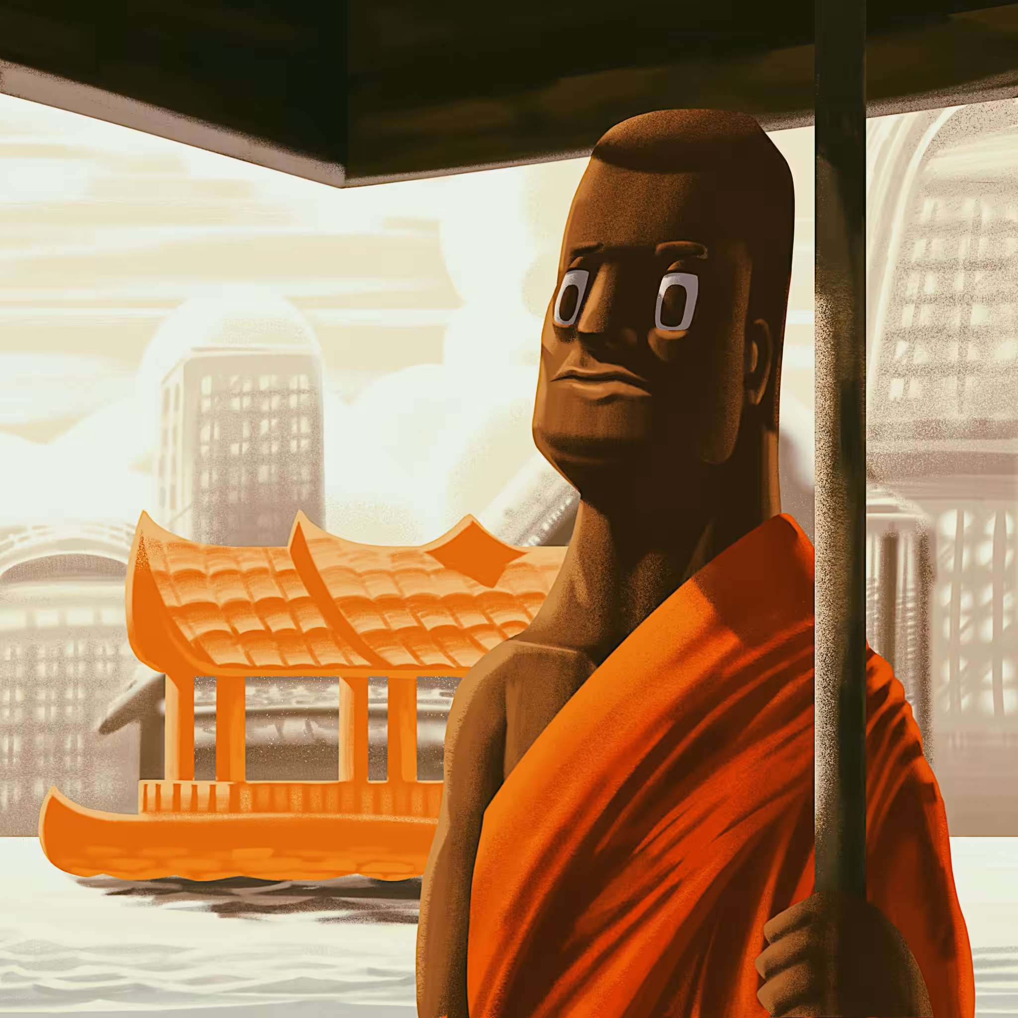 Monk in Bangkok