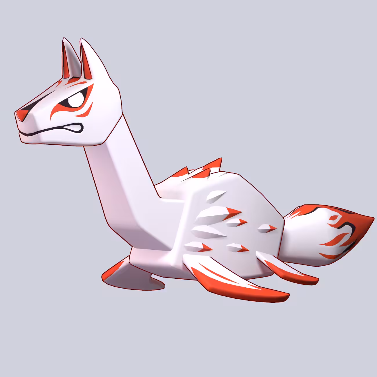 MechaDino : Plesio Kitsune No.020