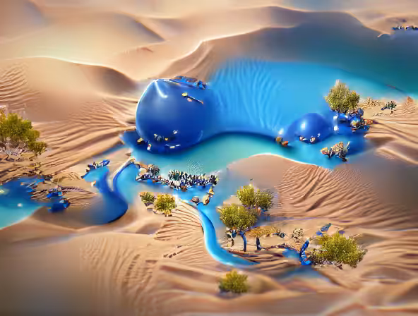 Nature's gifts : Desert Oasis 