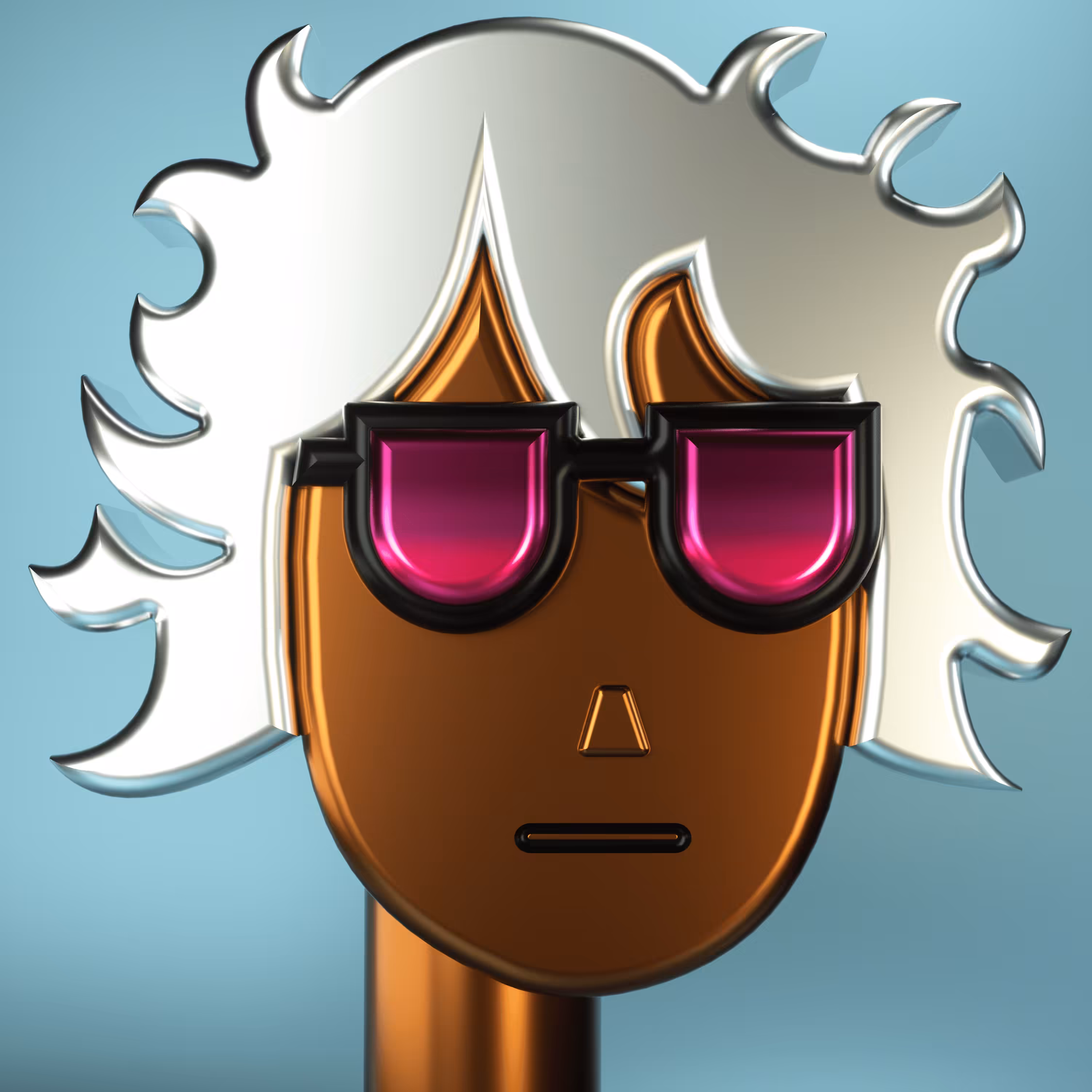 3D Chrome Punk #0309