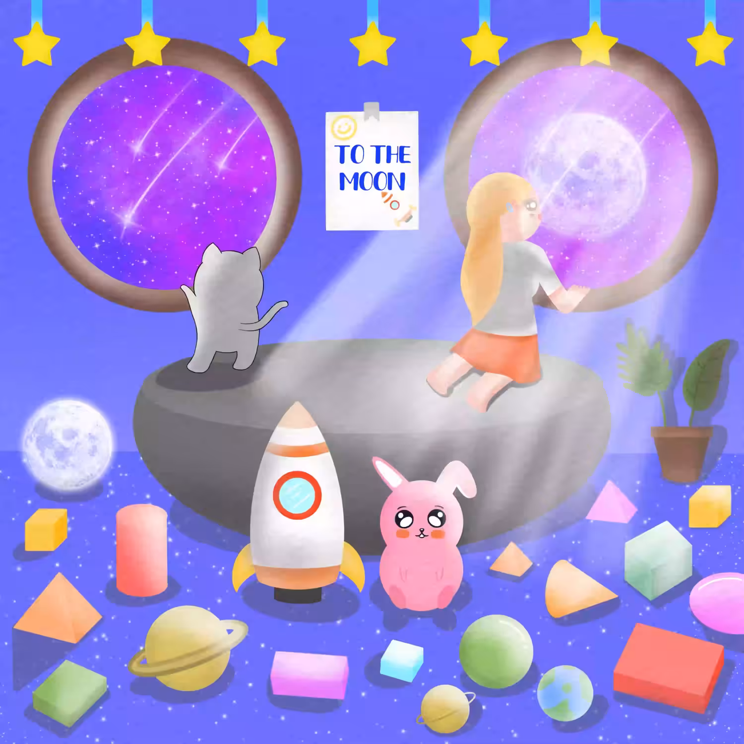 Galaxie see the moon 🌙✨
