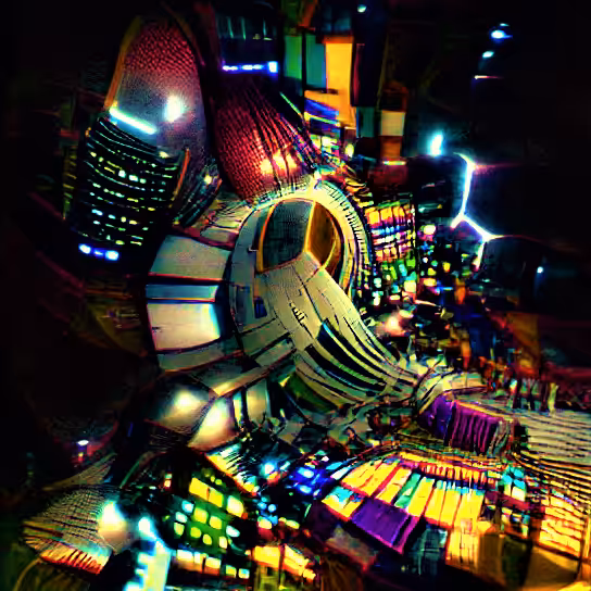 Multiverse Fractal City Landscape - MDR 97/100