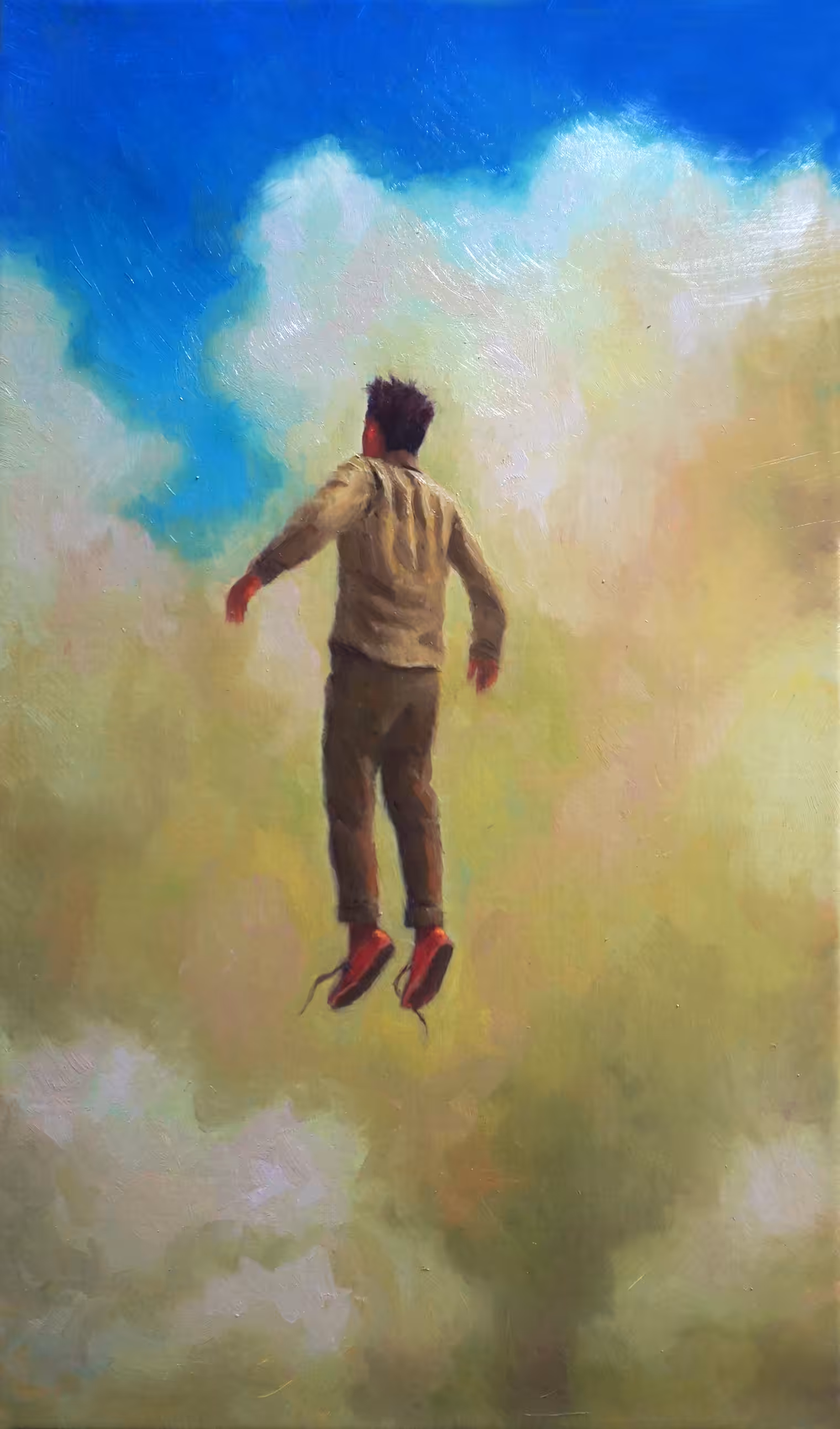 In the clouds