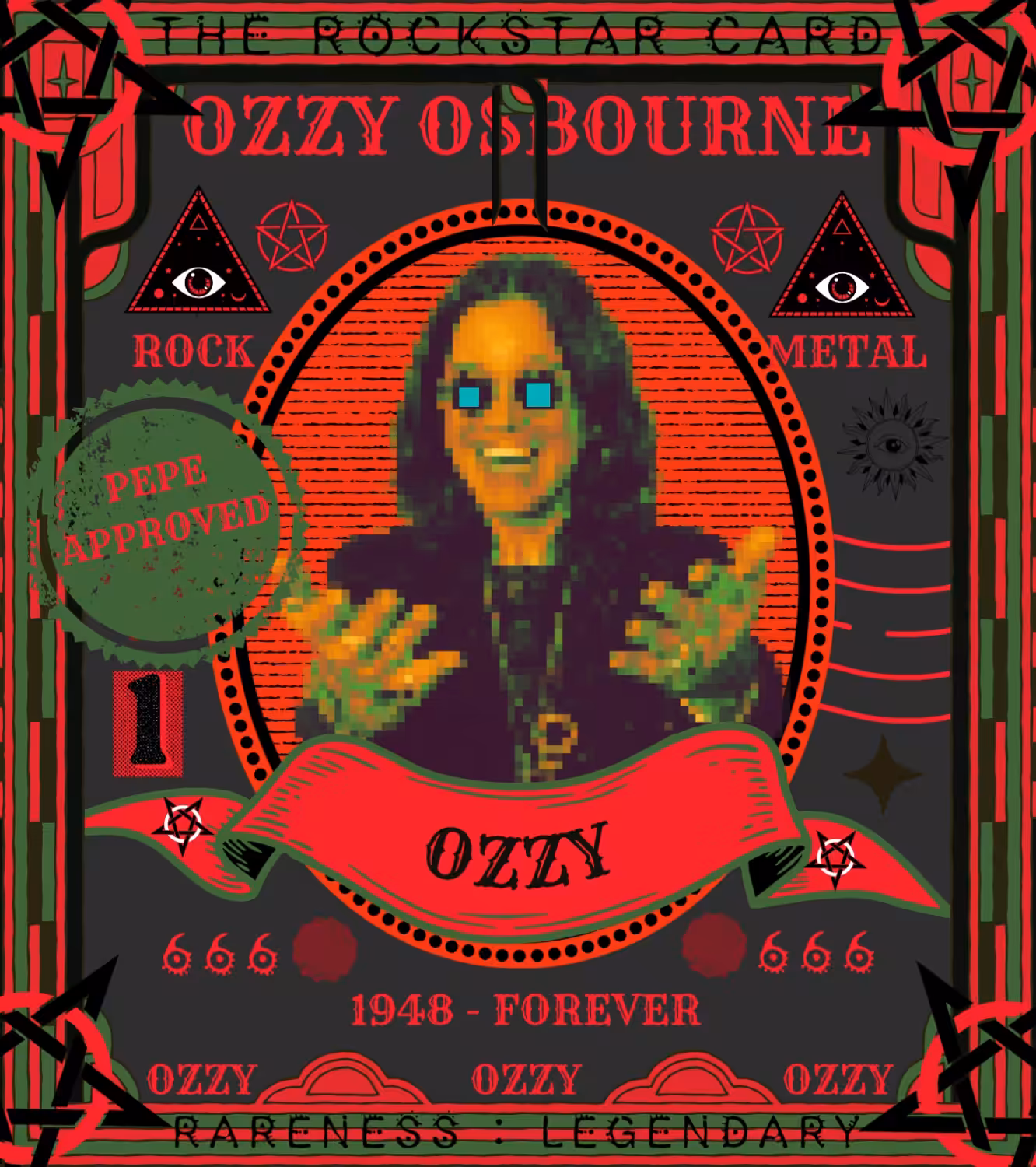 THE ROCKSTAR CARD I OZZY