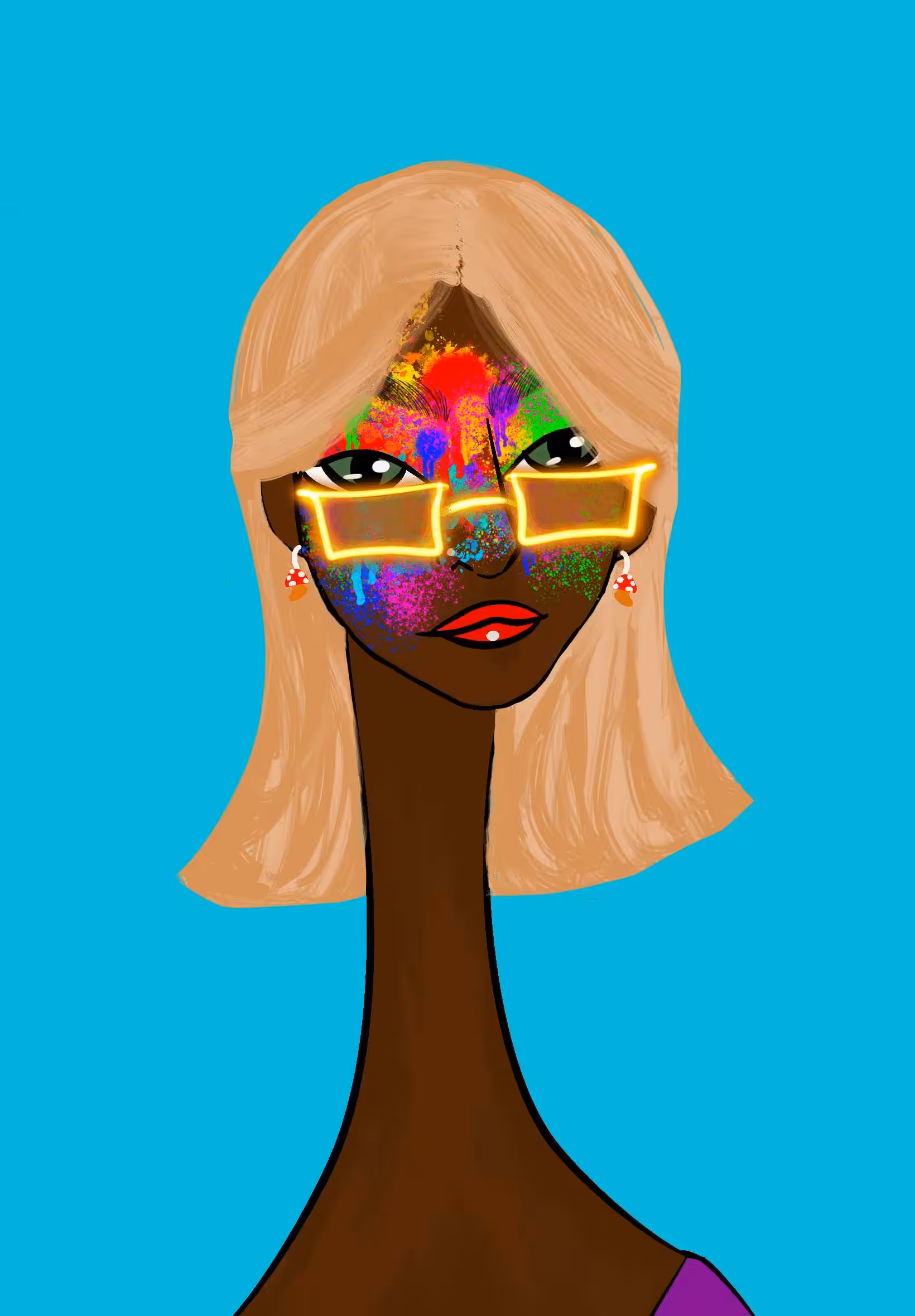Long Neckie Lady #6