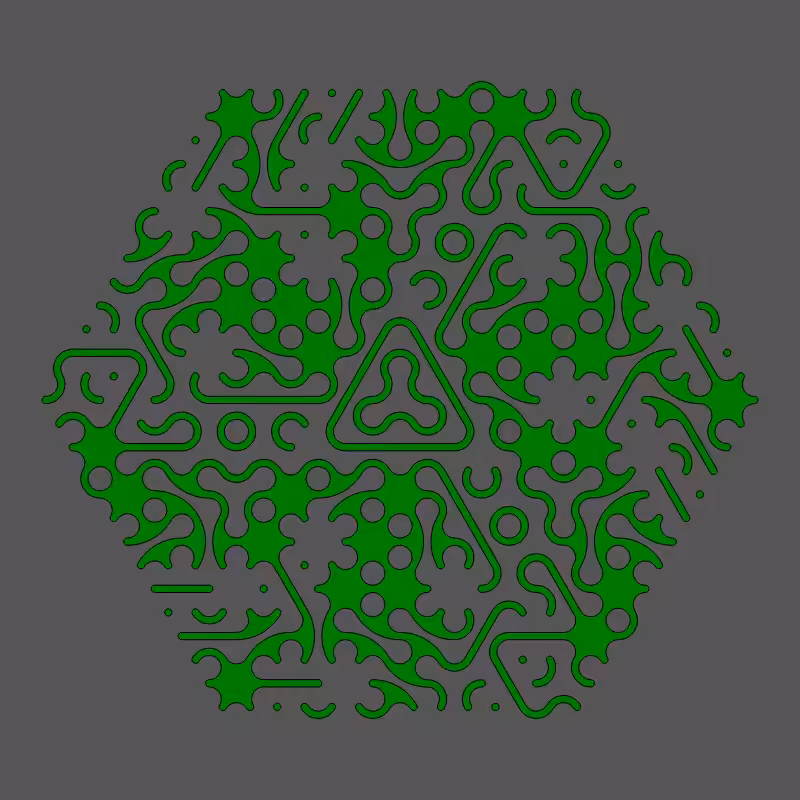 Threefold Symmetry - Dark Variations #67