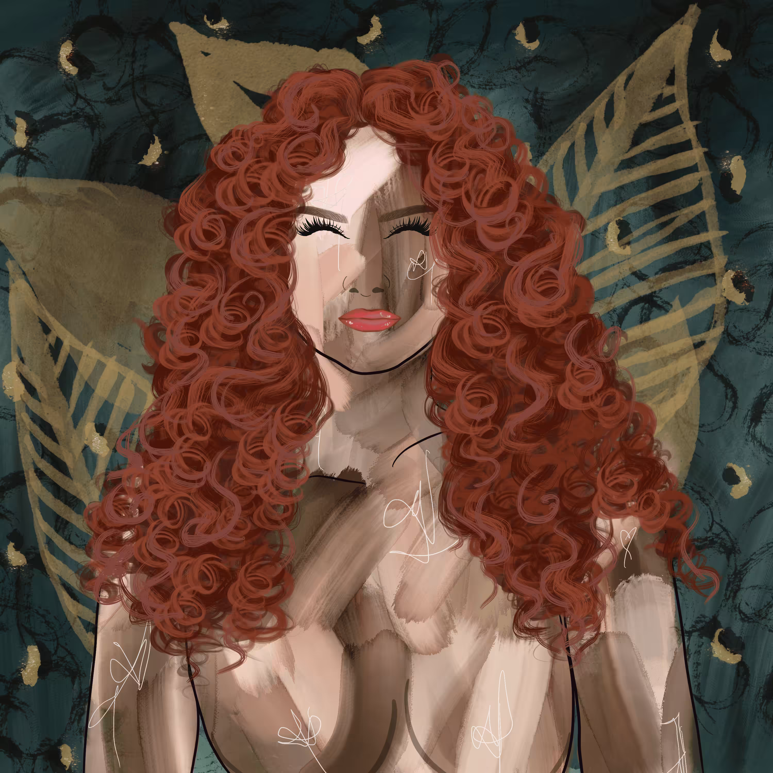 Curly Goddess #028