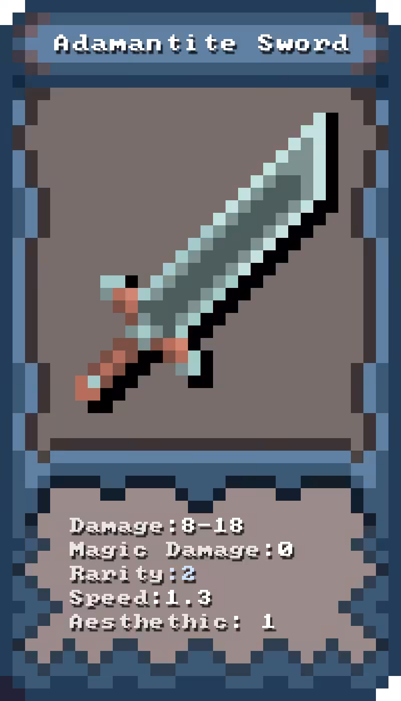 #5 Adamantite Sword