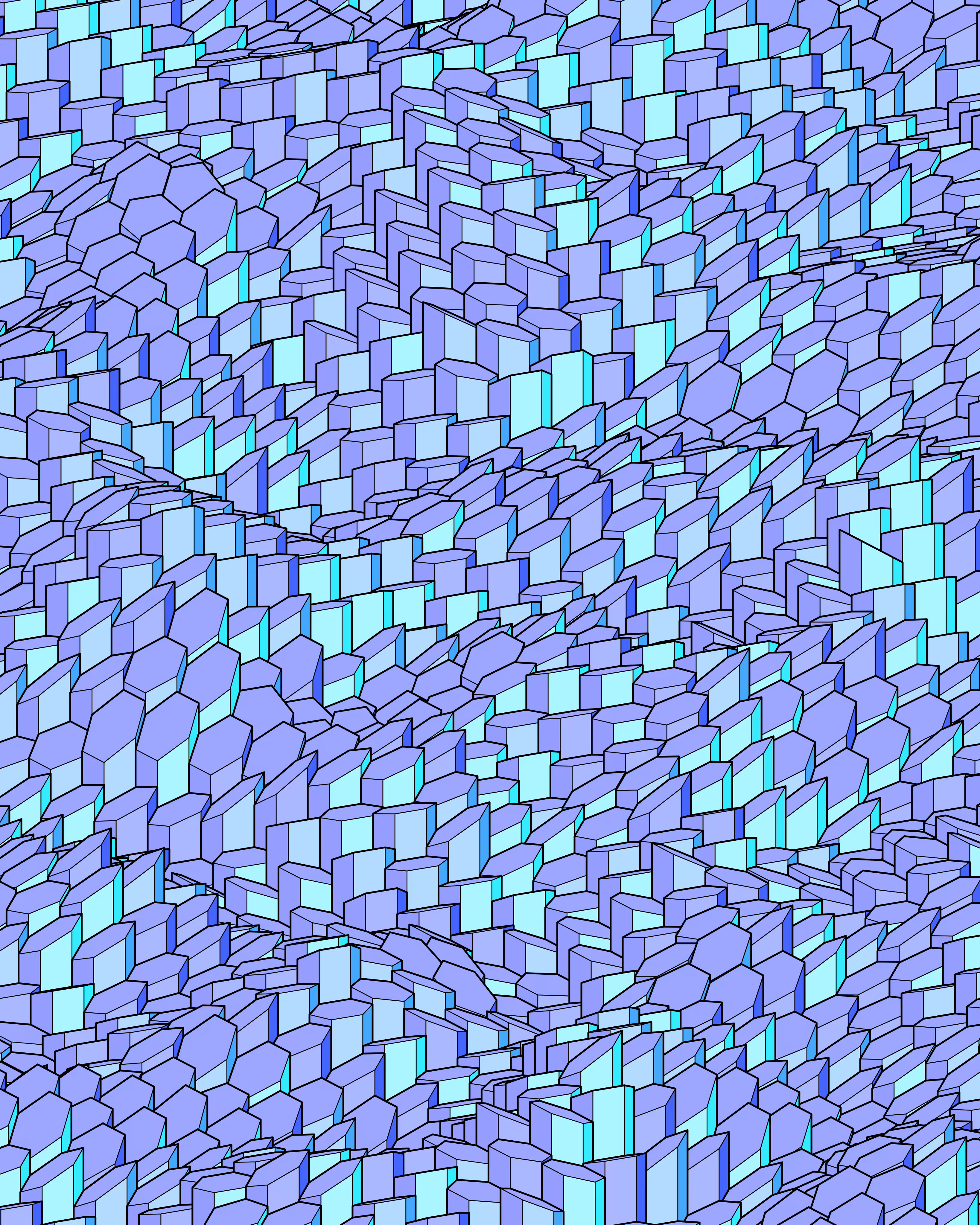 Hexagones Landscape #213