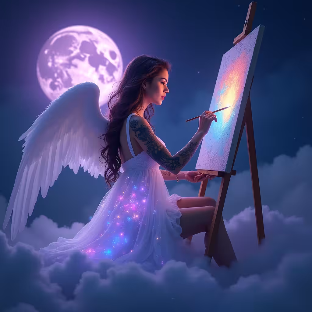 Angel Drawing 💜