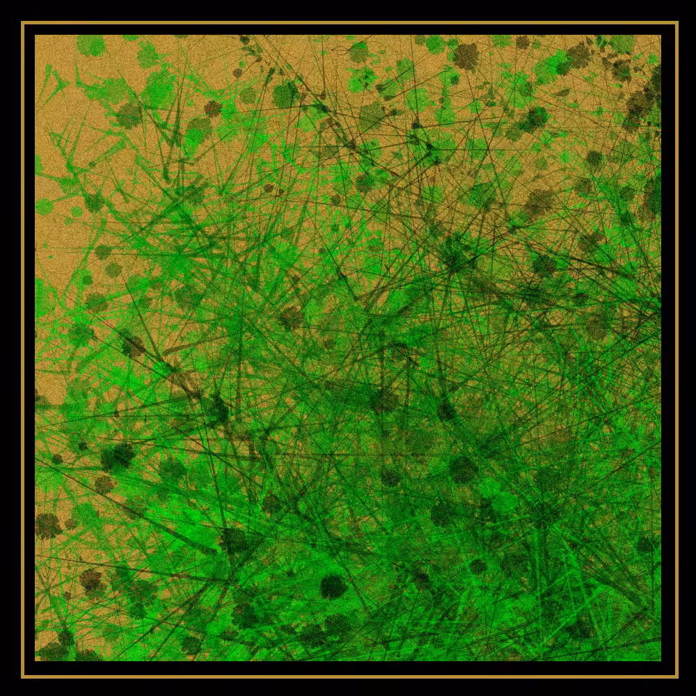 Abstract painting - vegetation #12