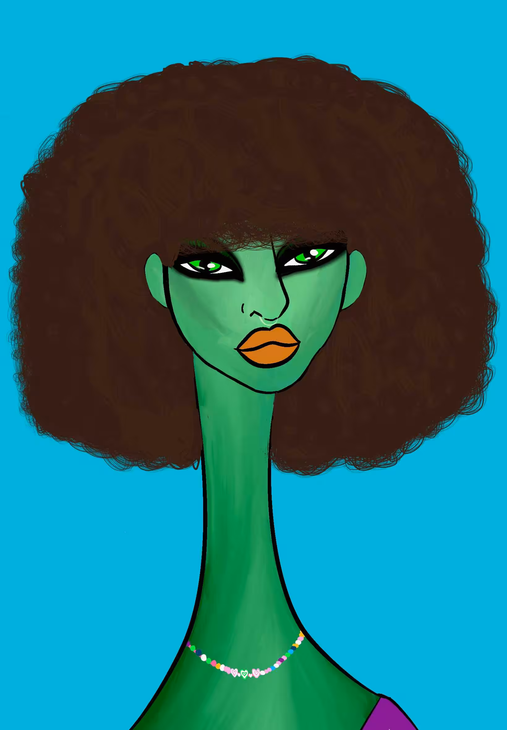 Long Neckie Ladies: Long Neckie Lady #1731