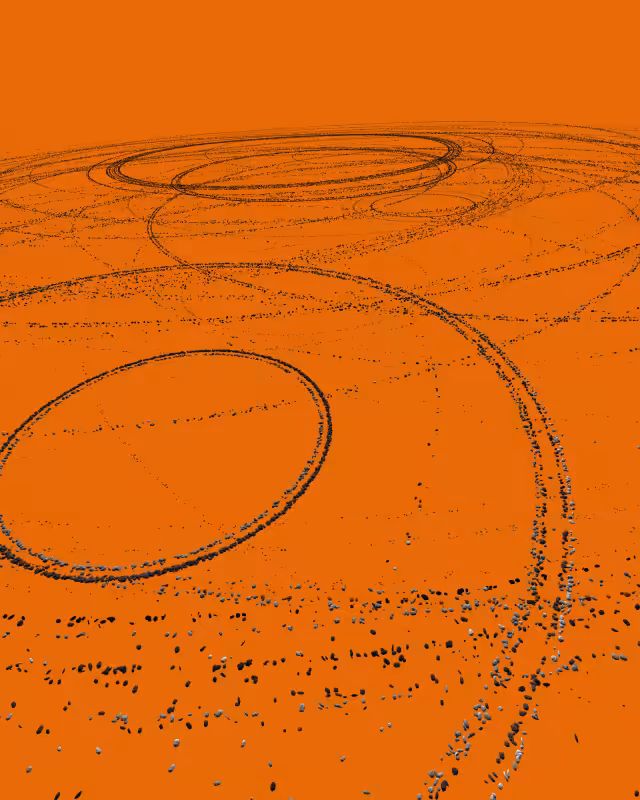 circle drops - 'the passenger' sketches #72