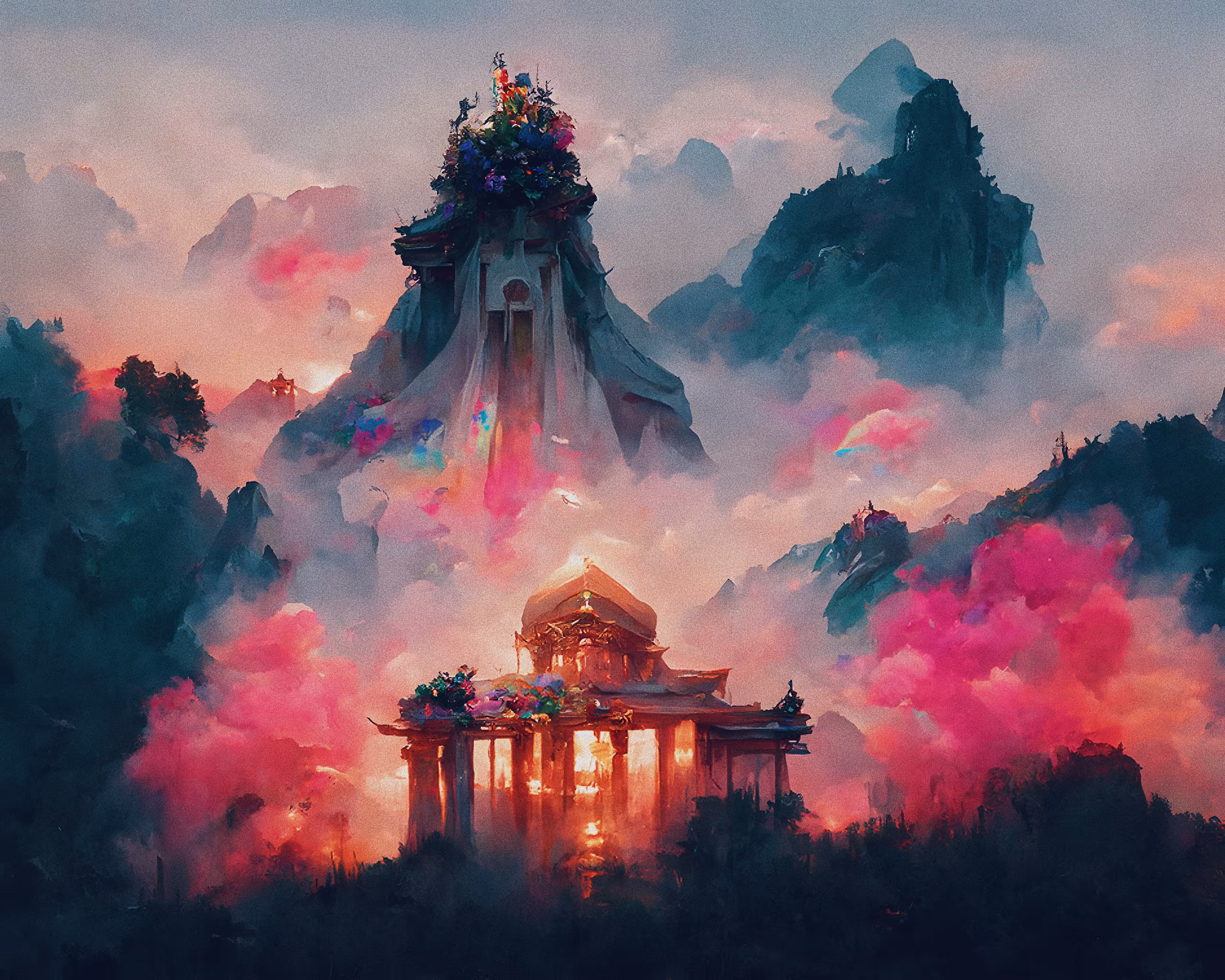 mountain temple #6
