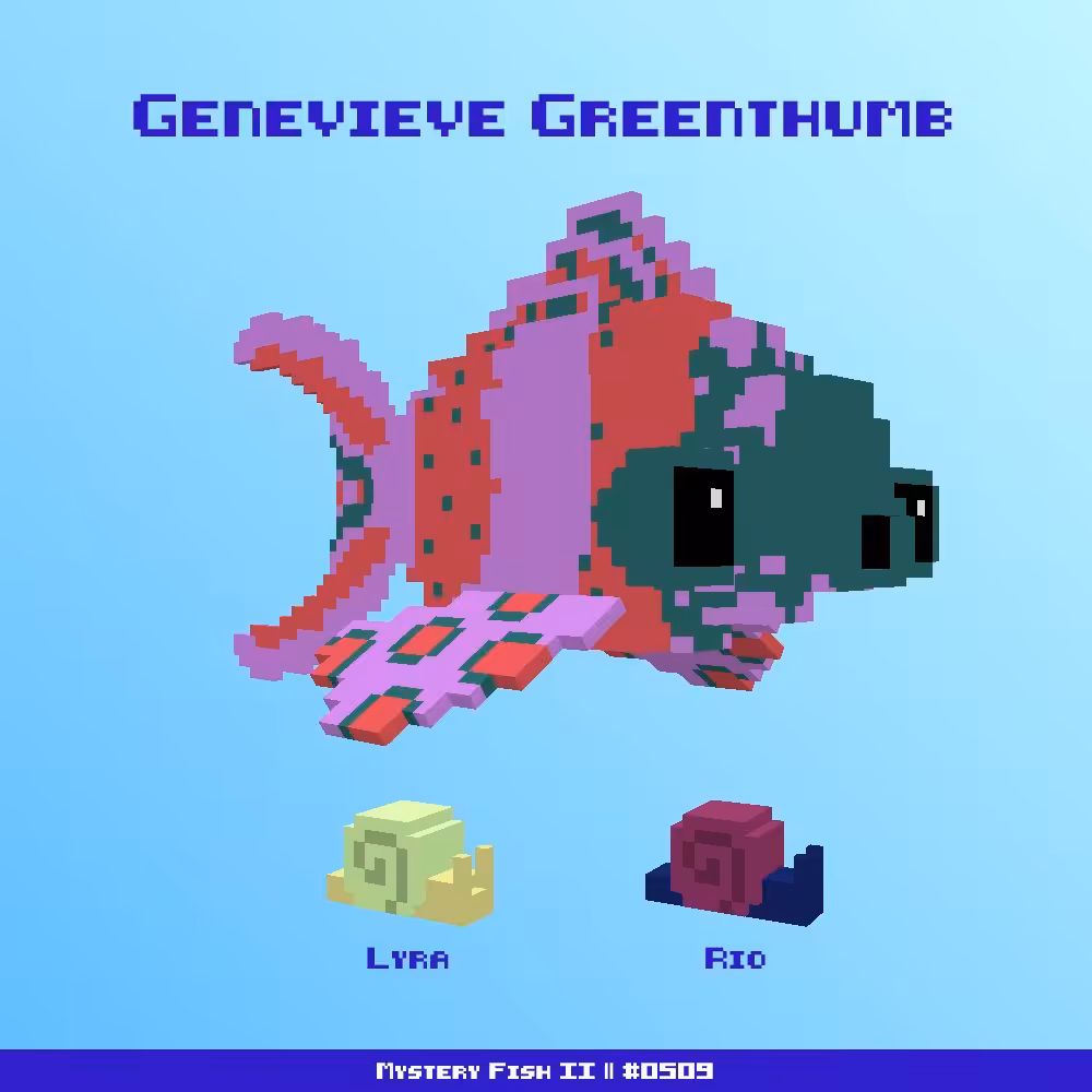 Genevieve Greenthumb :: Mystery Fish 0509/1000
