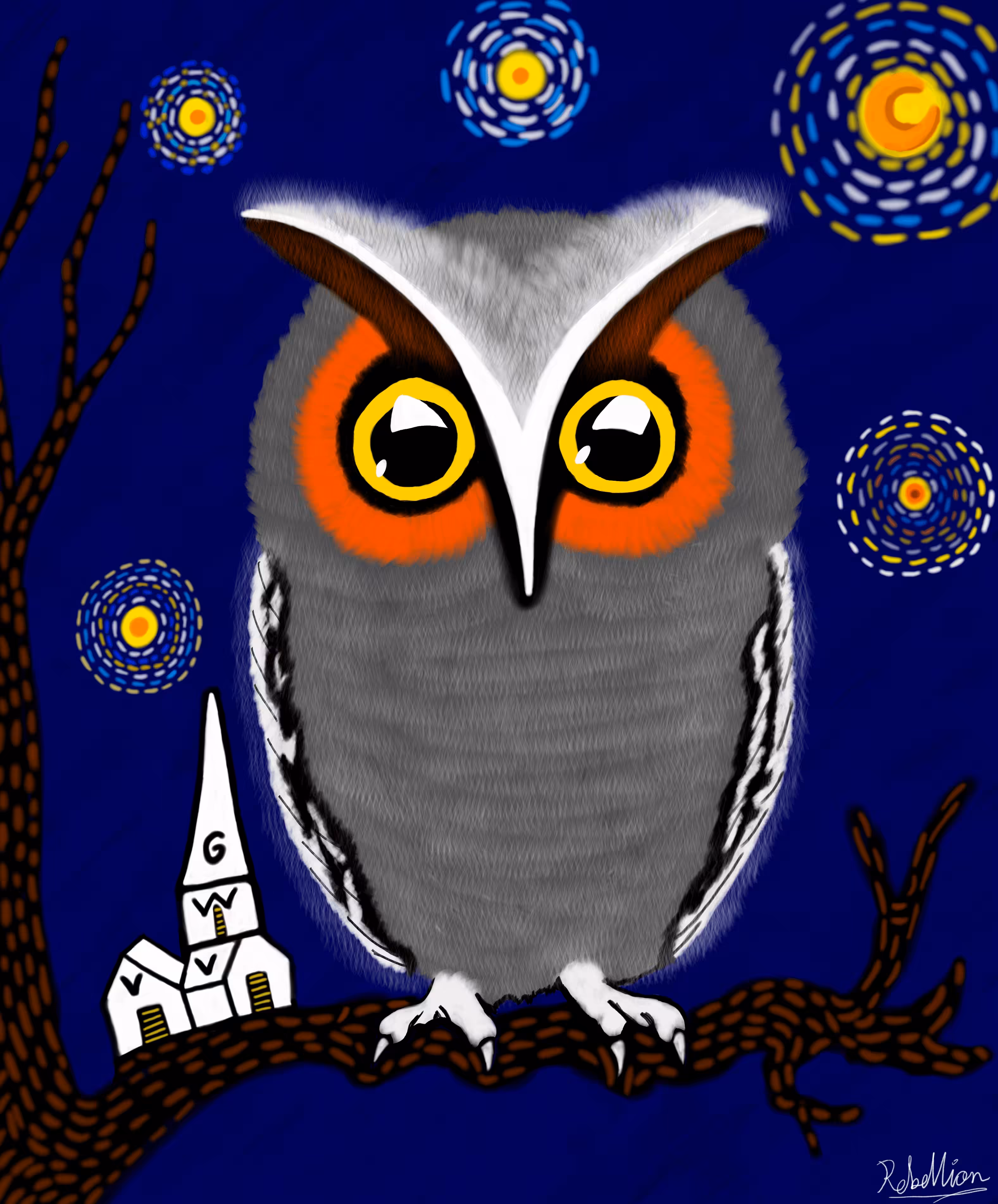 Moonbird Van Gogh