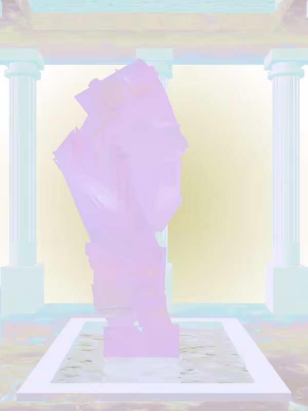 The Robotic Bright Purple Woman #3652