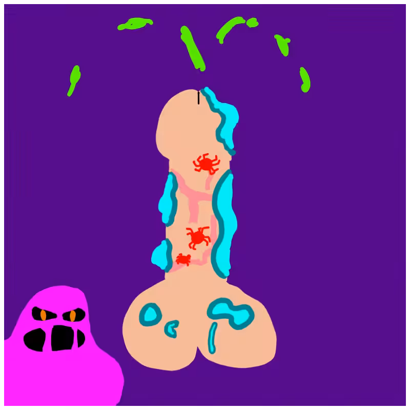 Decayed Dickgenerative Art #56