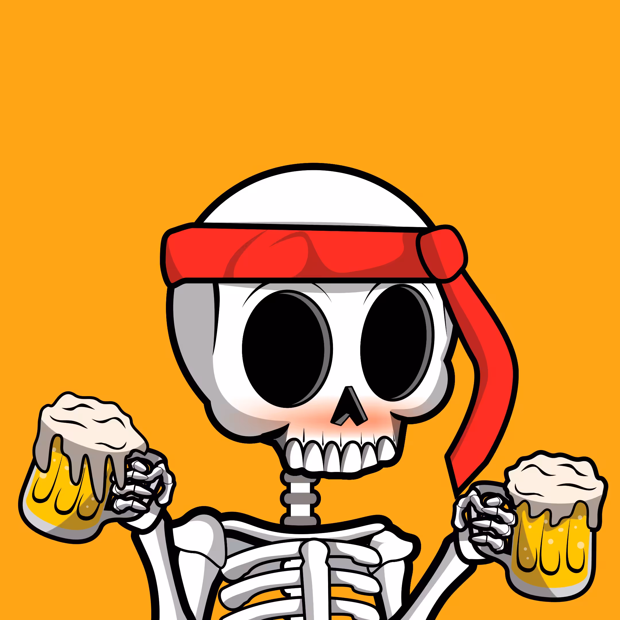 Edgar The Skeleton - Drunk #97