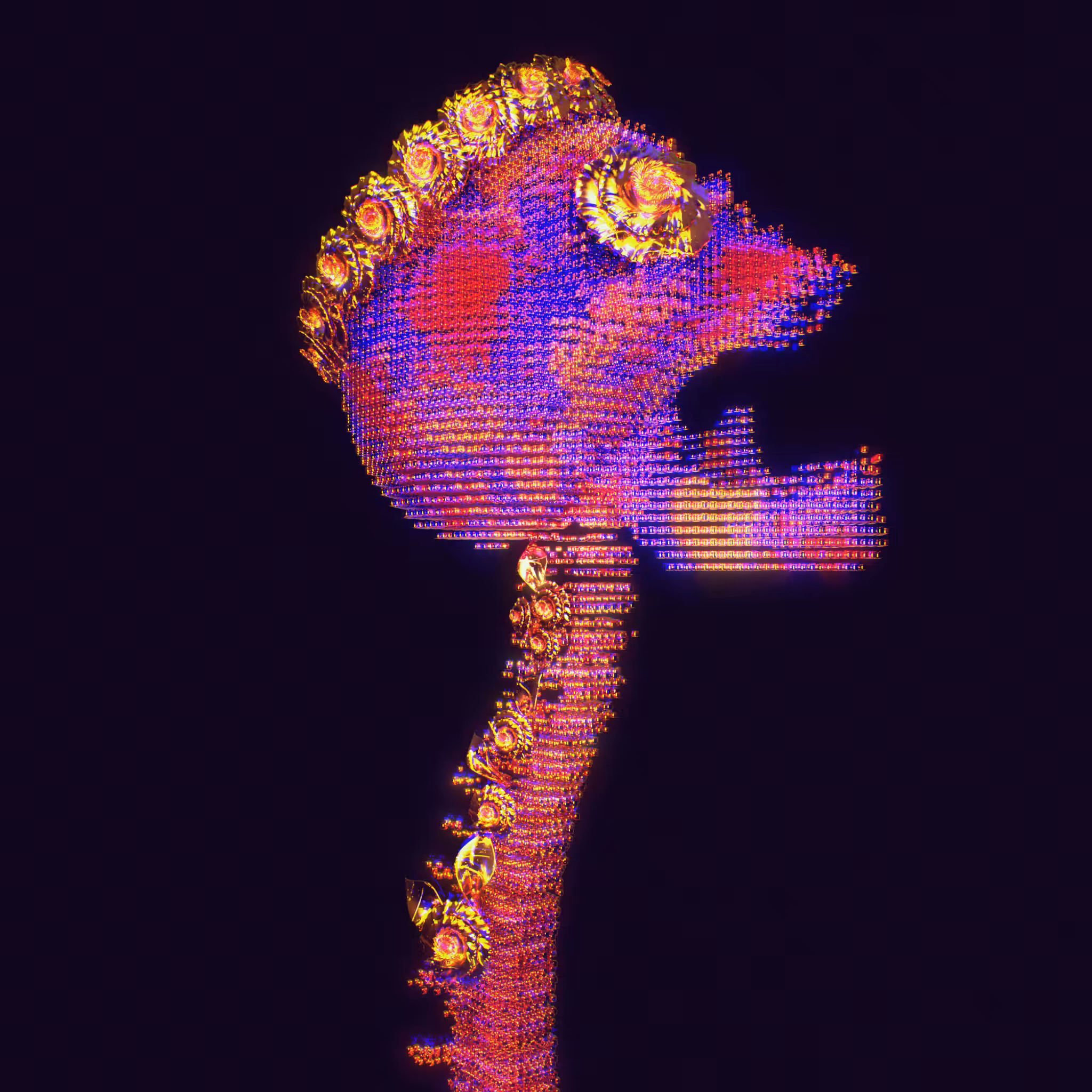 In the form of a skeleton #3
