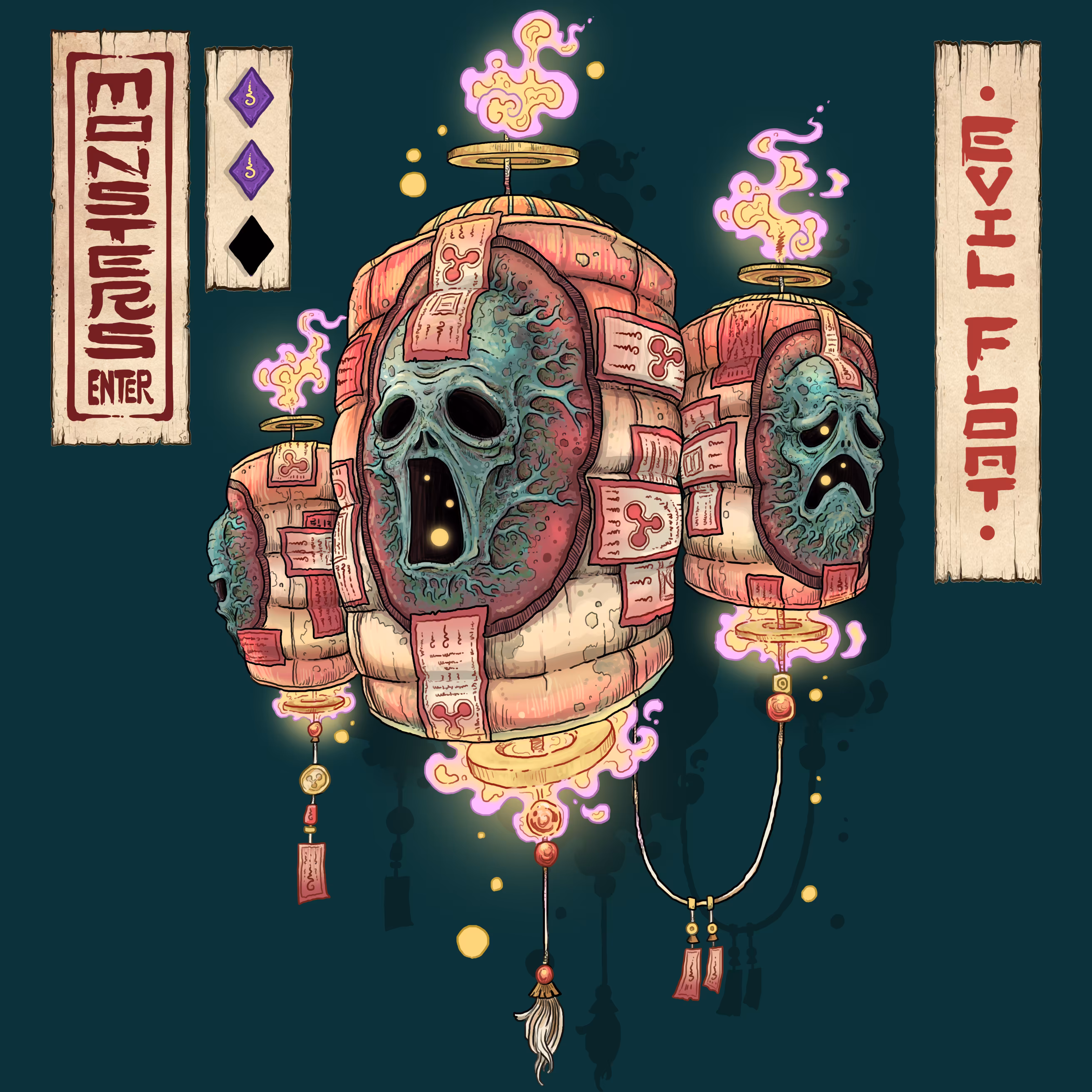 MONSTERS ENTER #006 - Evil float