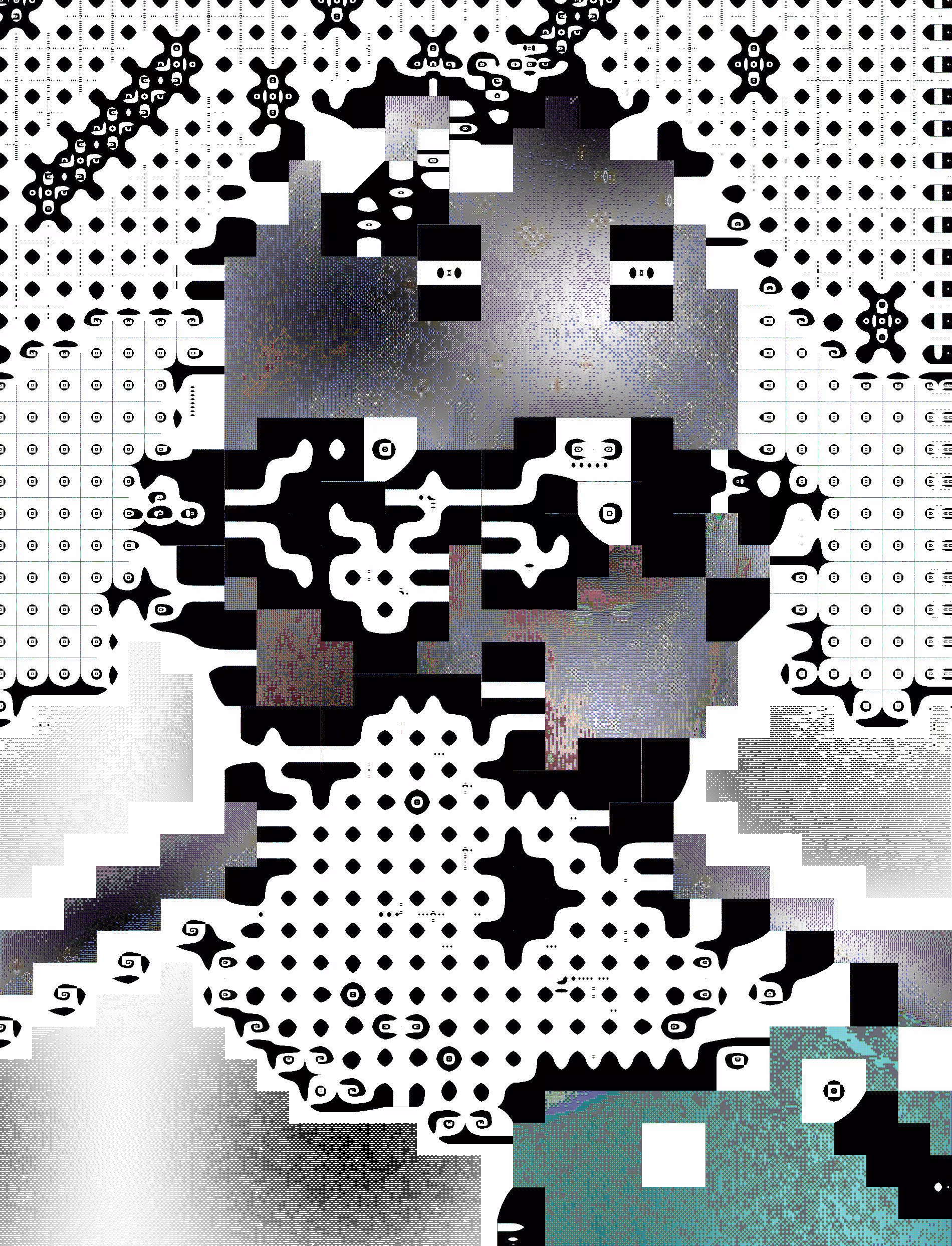 glitch portrait 3