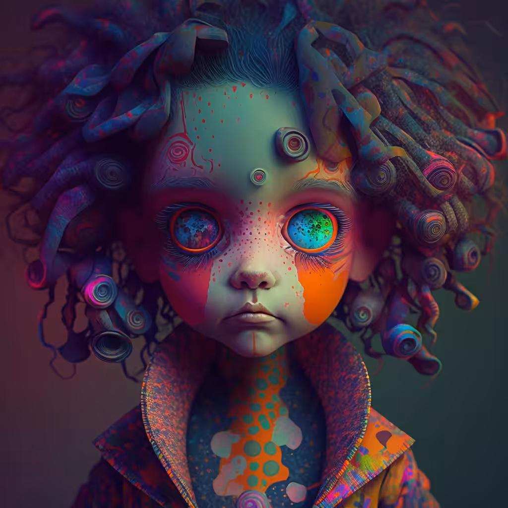 Psychedelic Art: Voodoo Doll