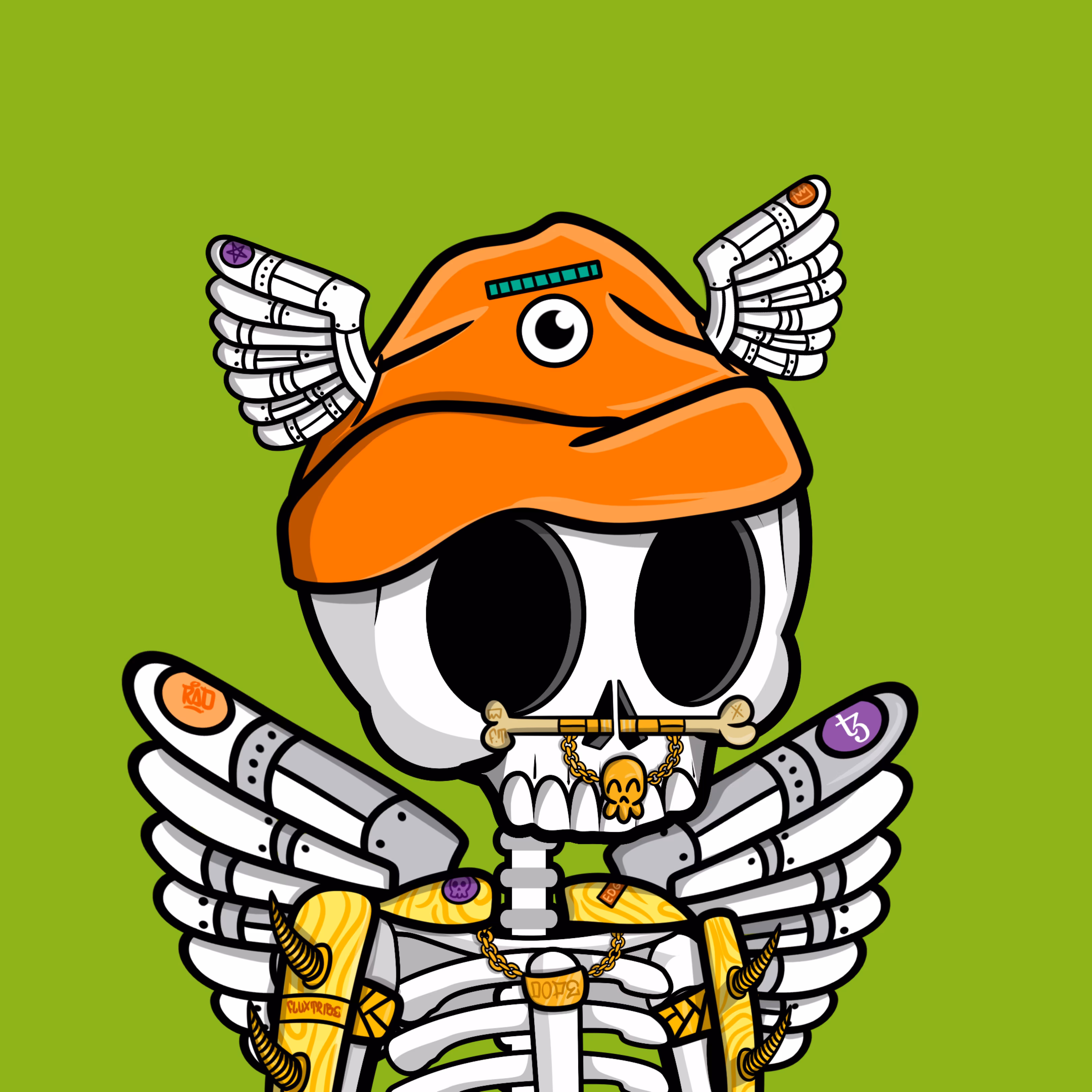 Edgar The Skeleton - FLUXTRIBE #407
