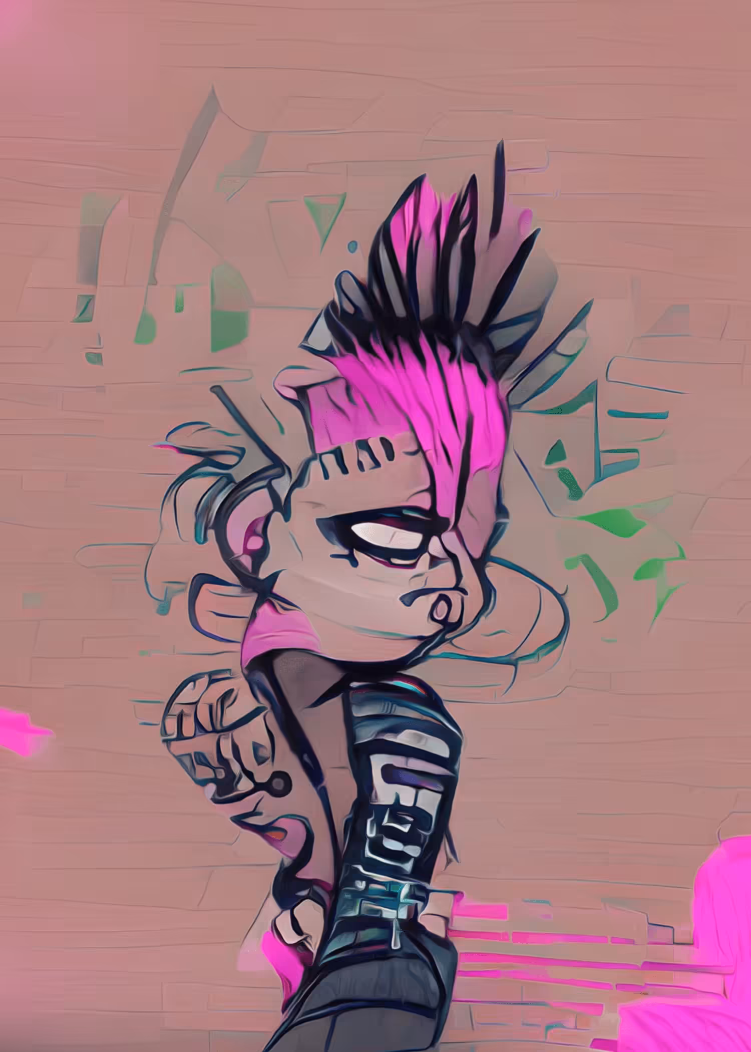 Scribbled Punk #15