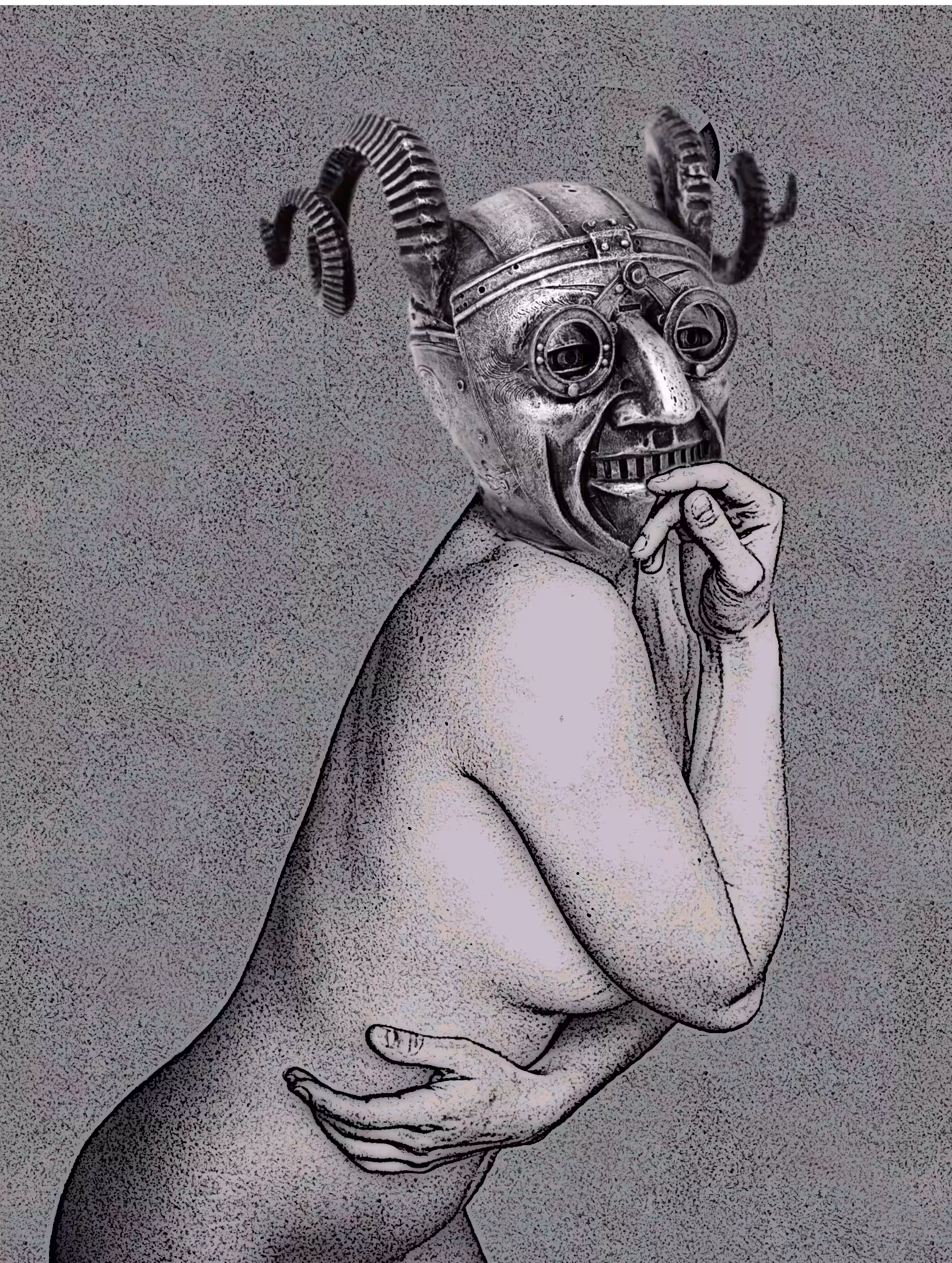 The woman in the mask