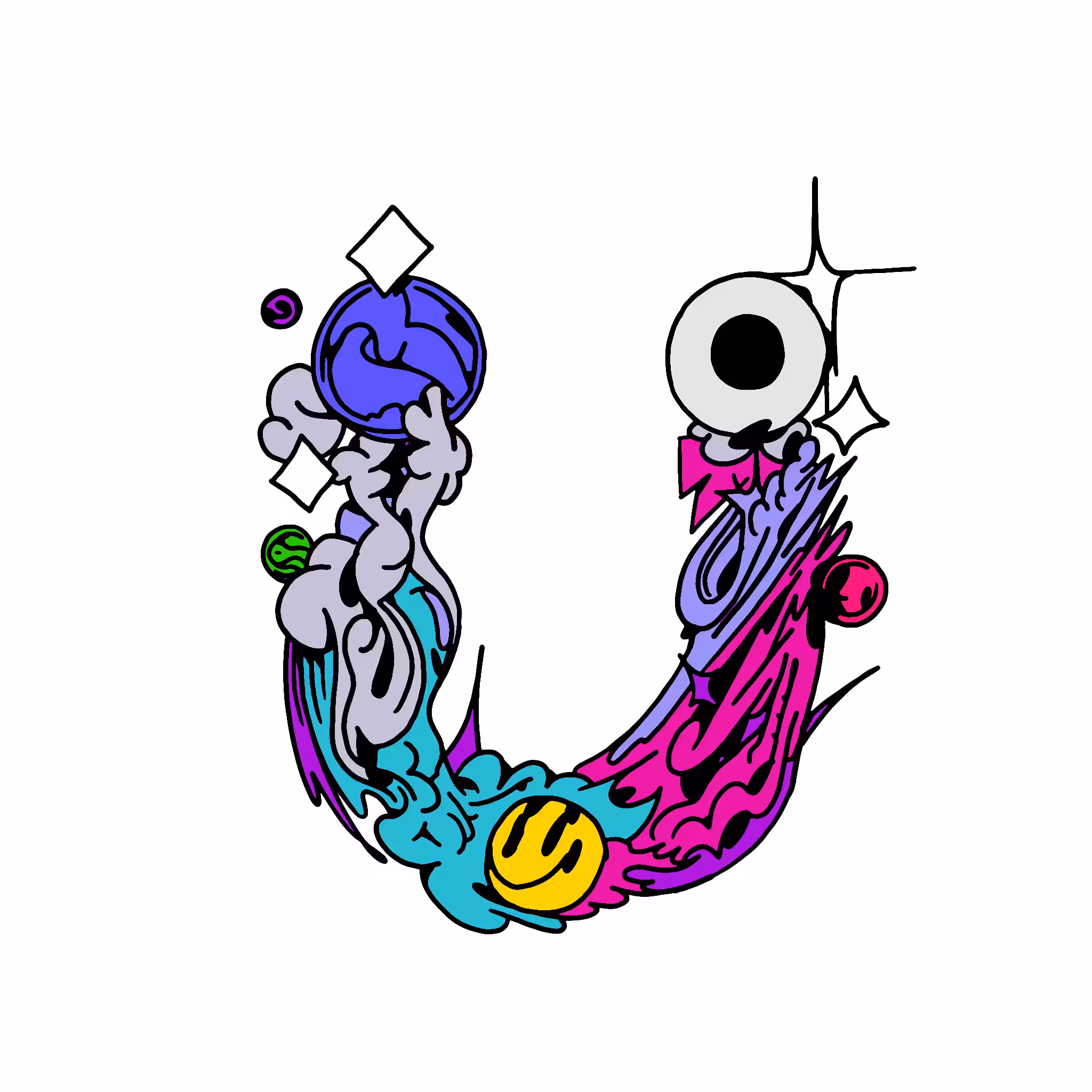 u
