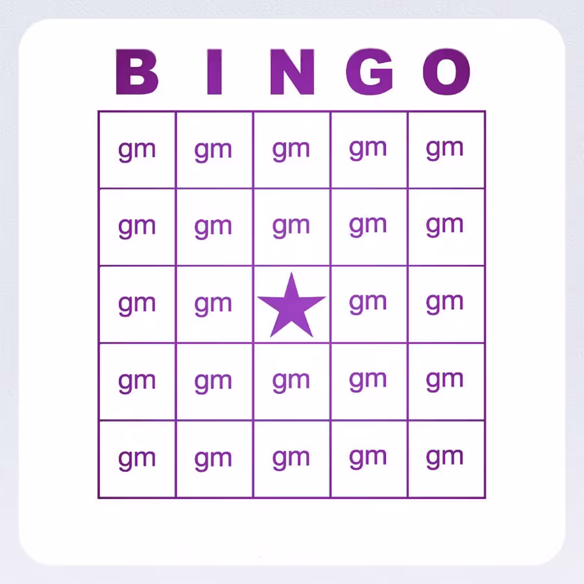 gm BINGO