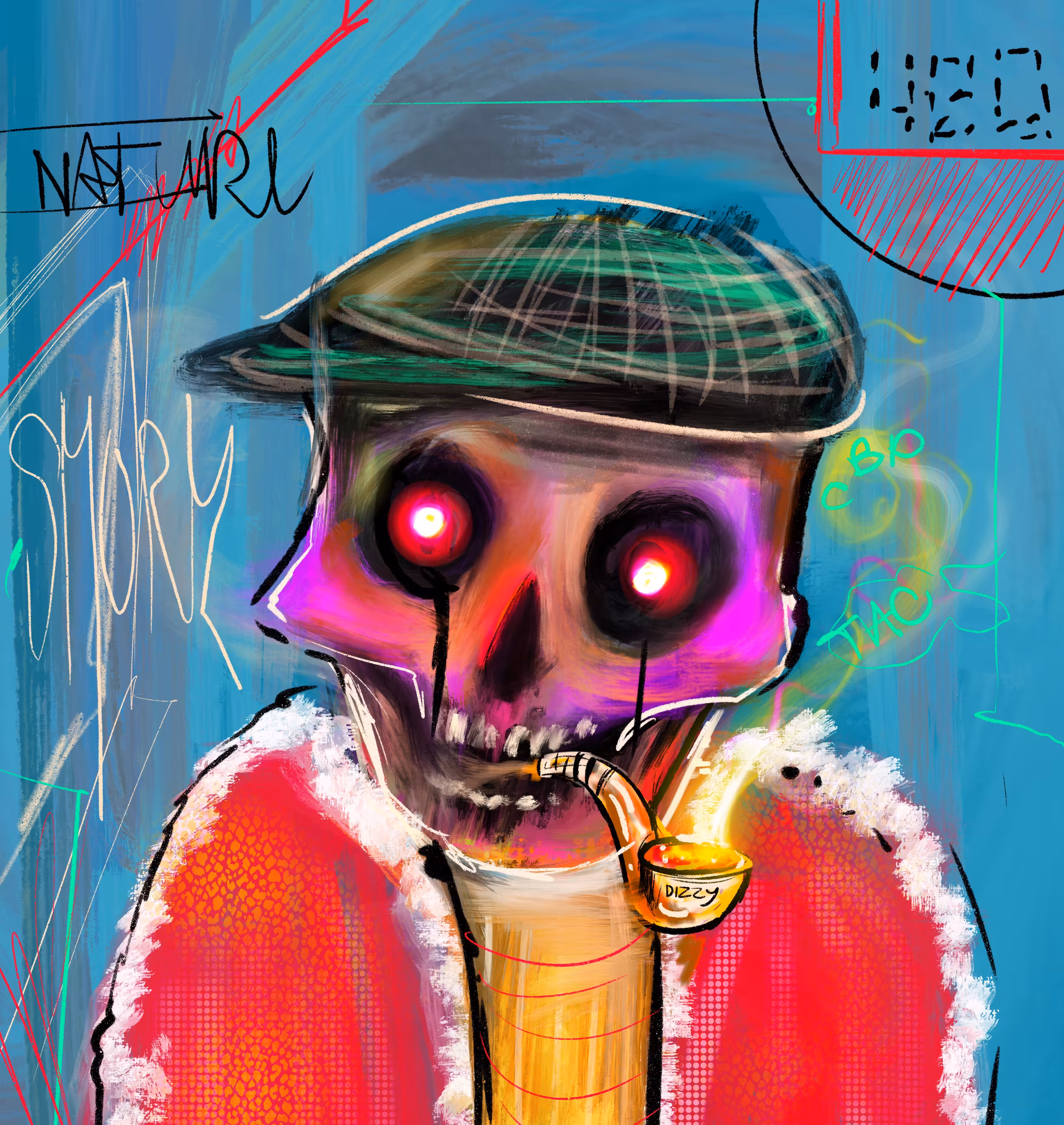 crazyskull: crazy skull #14Hype 420