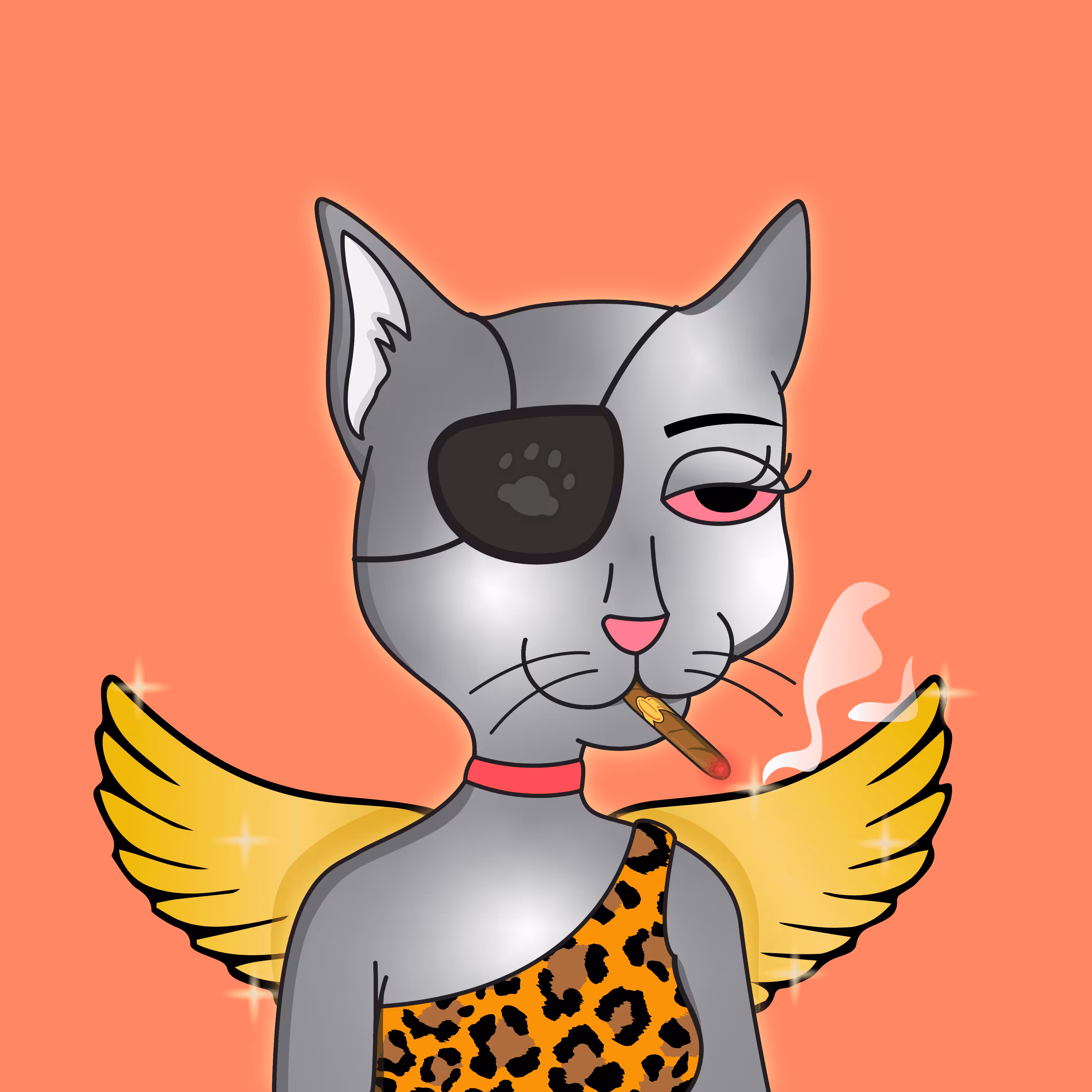 Girl Cat #45
