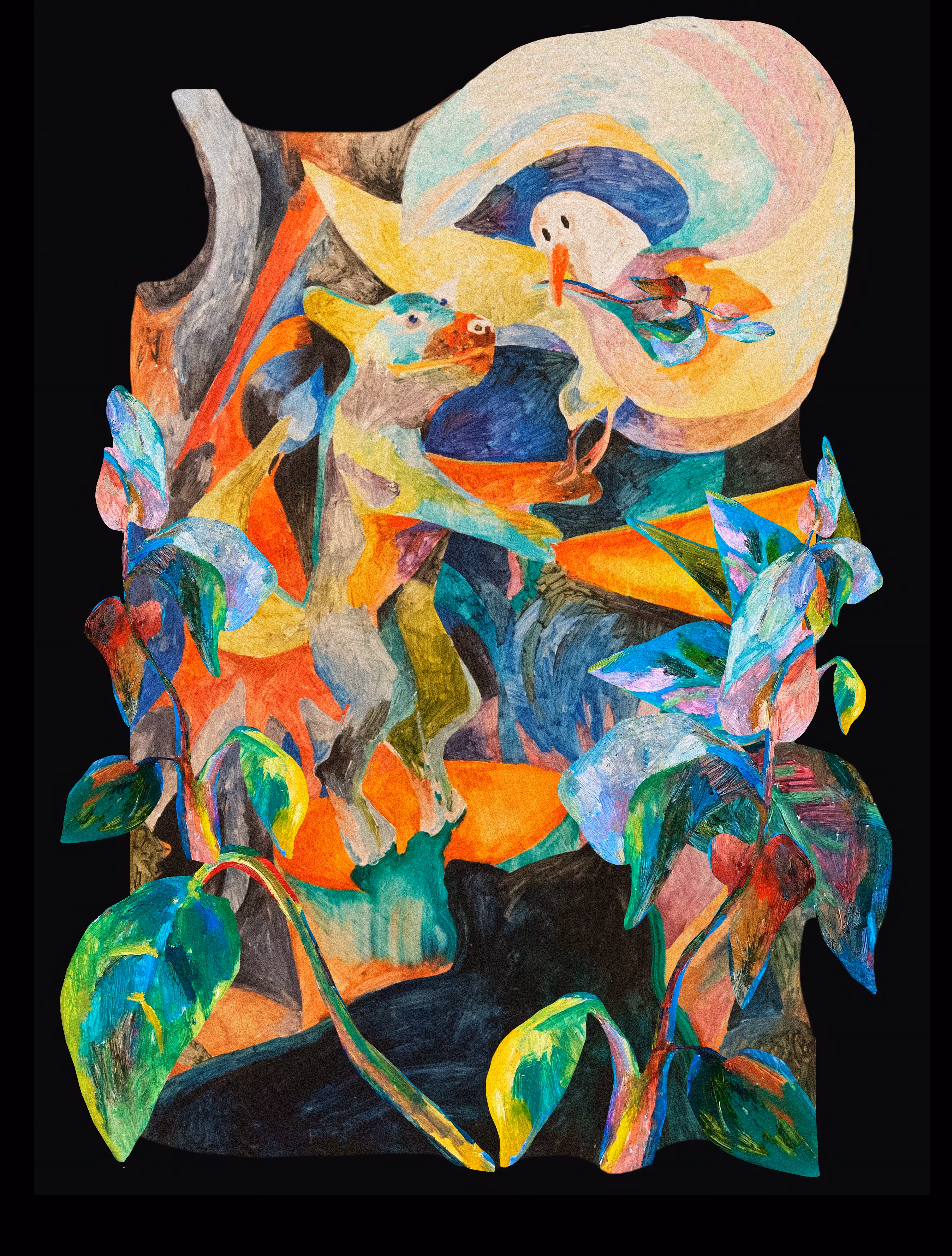 "Rehearsal of the transformation of the moose into a man"