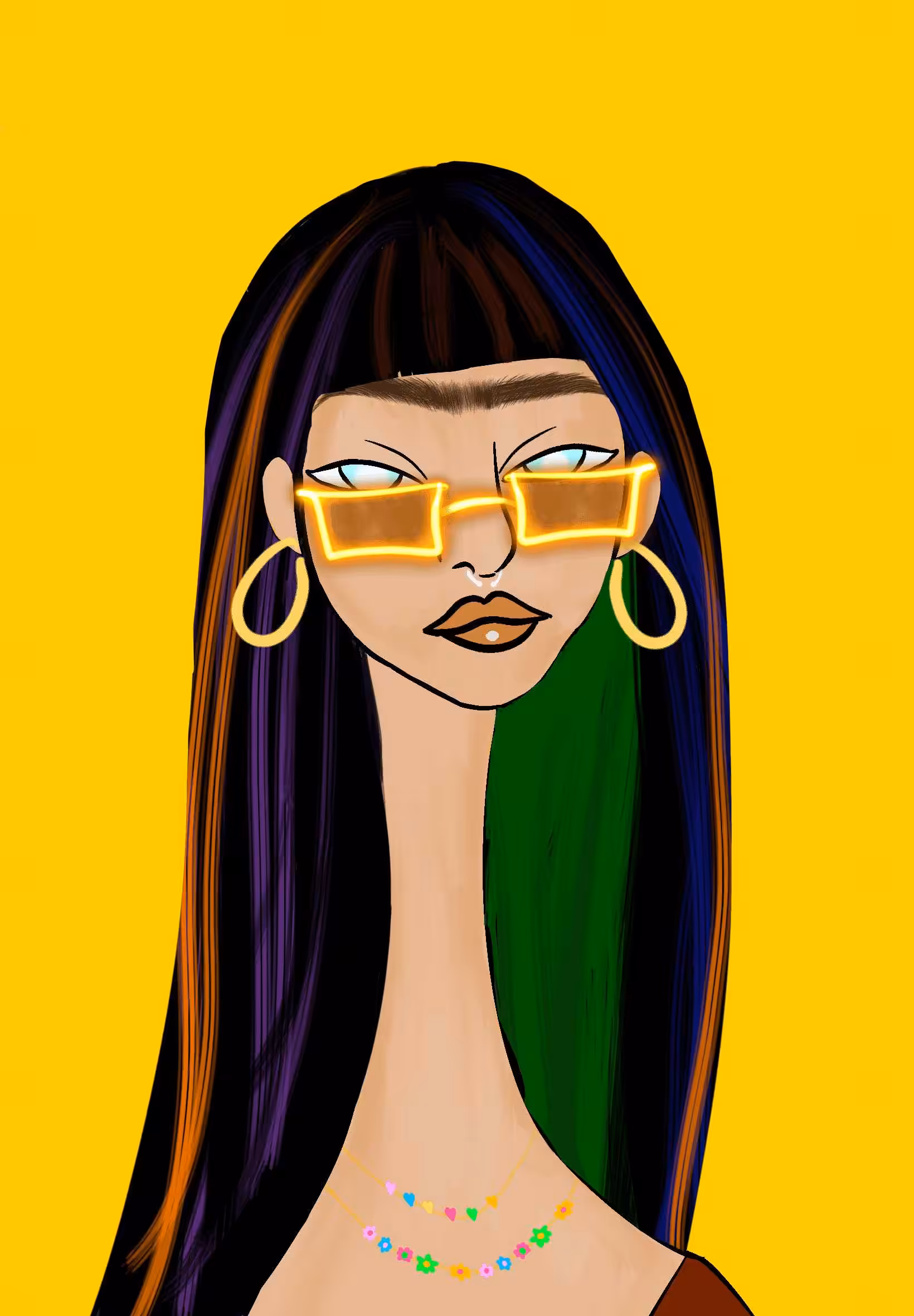 Long Neckie Ladies: Long Neckie Lady #3177