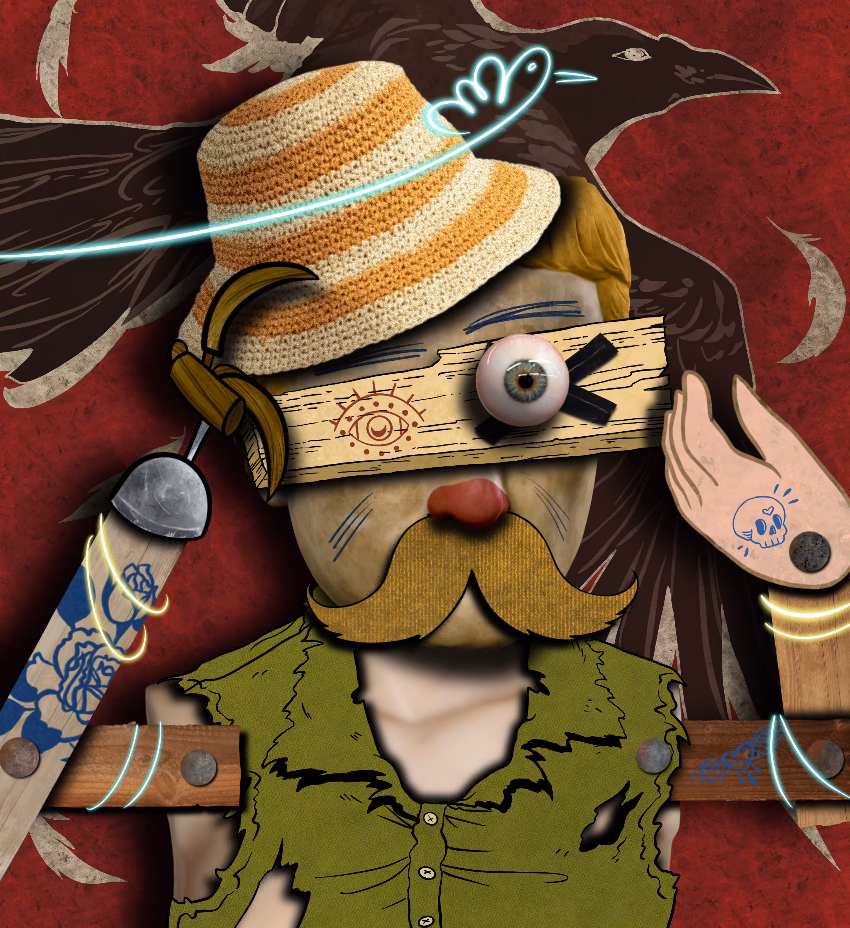 HUMANOID serial 3 #076 Scarecrow
