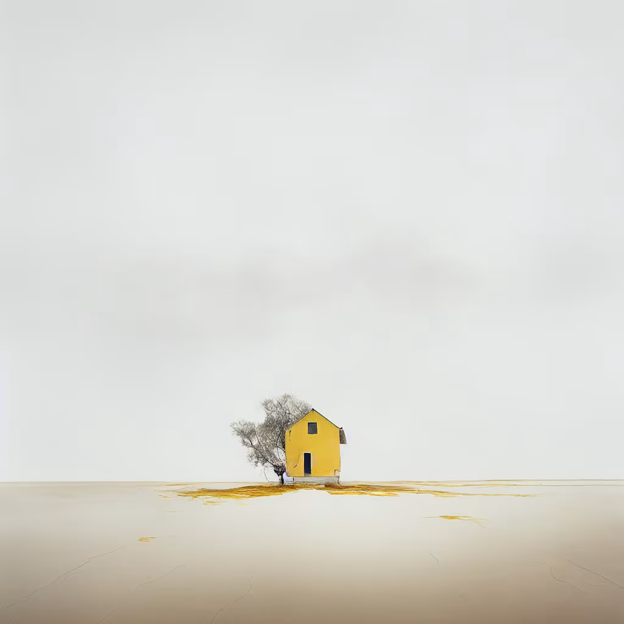 Yellow Trees and Houses - 1 #9