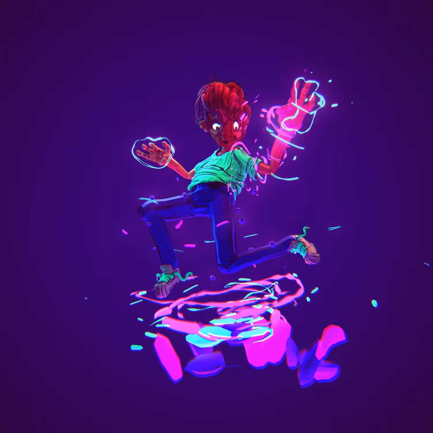 Slipping Between Dimensions.