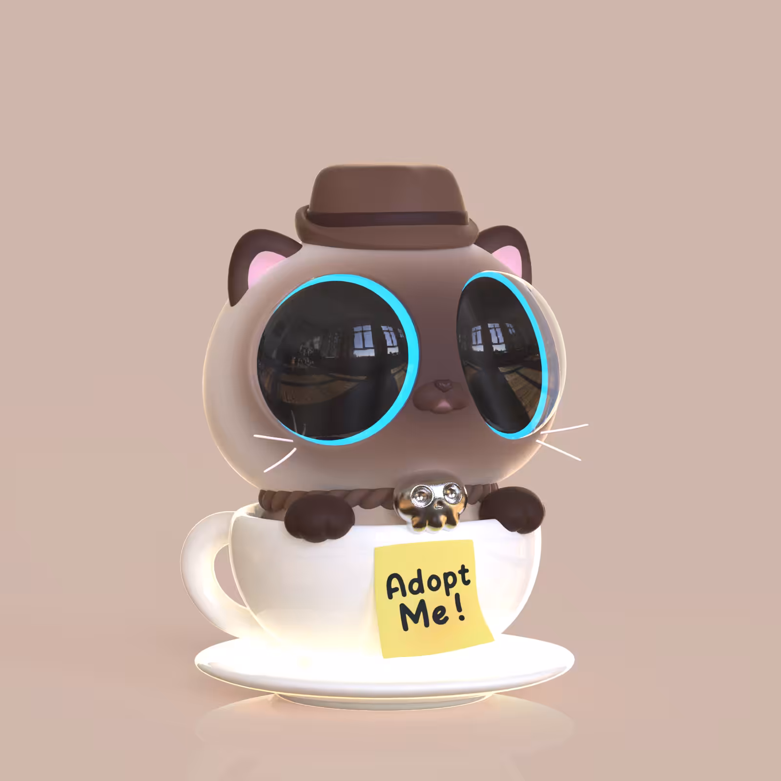 Cupcat #004 Siamese