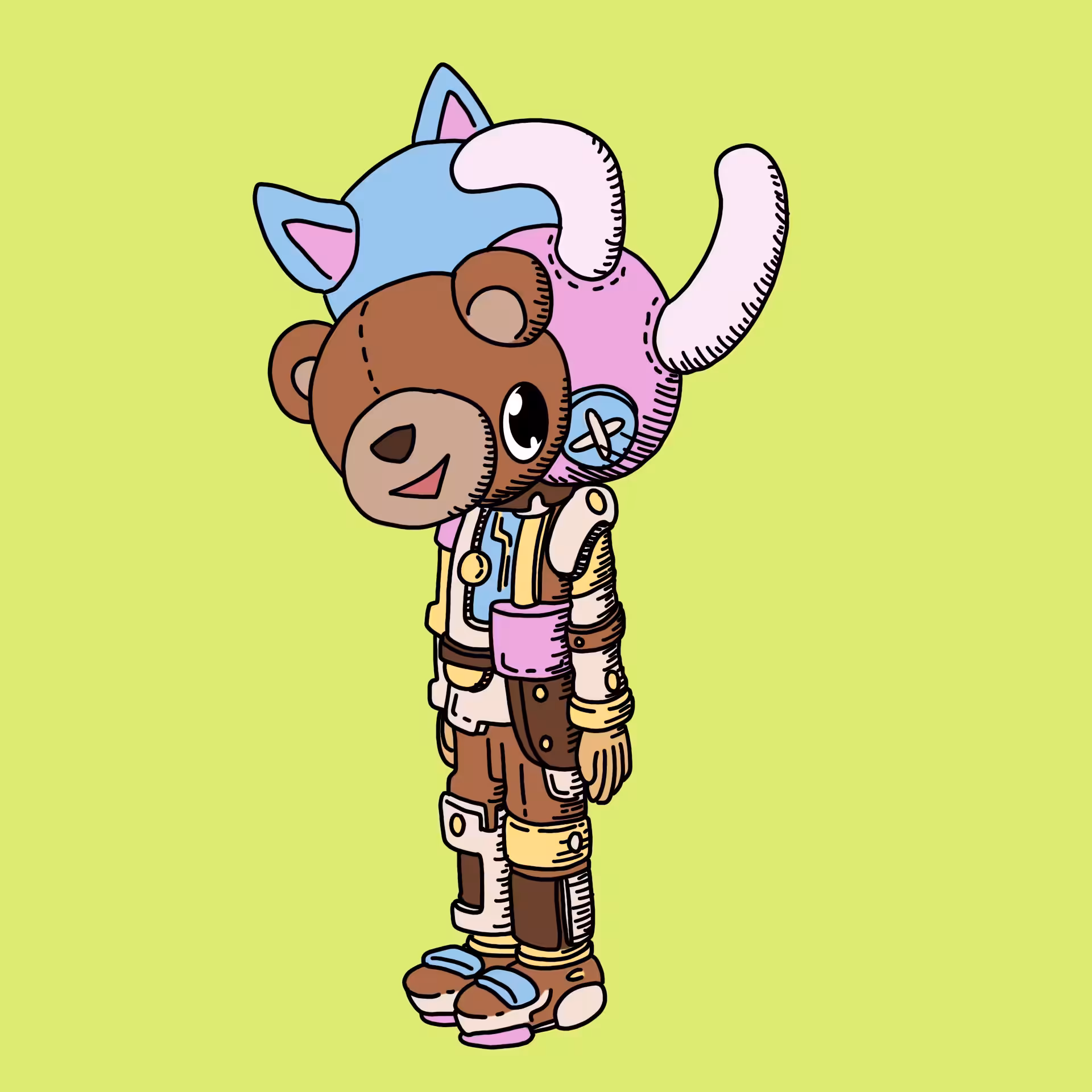 One eyed guys: Mascot designer OEG