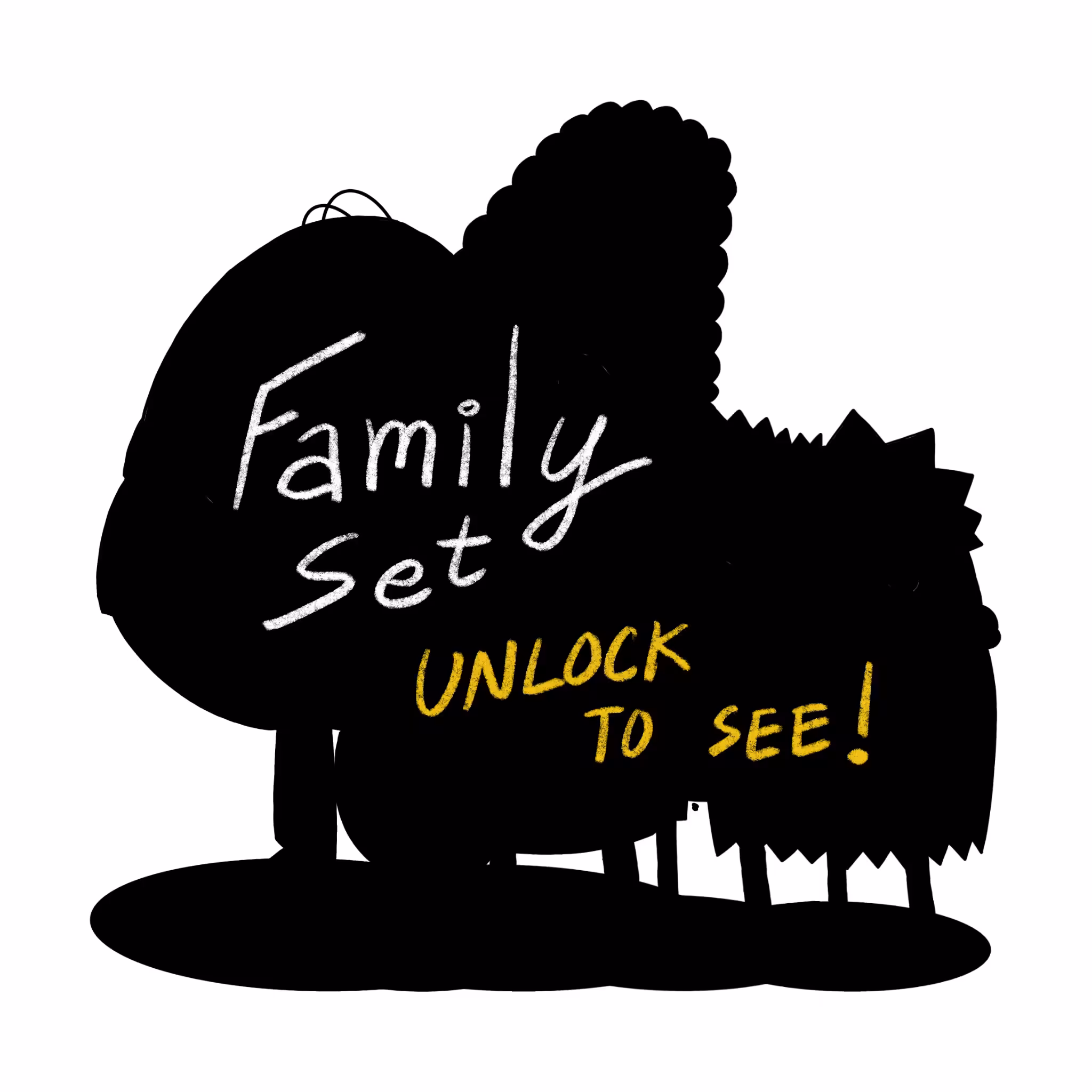 026 - The Family Cartoon Super egg Set