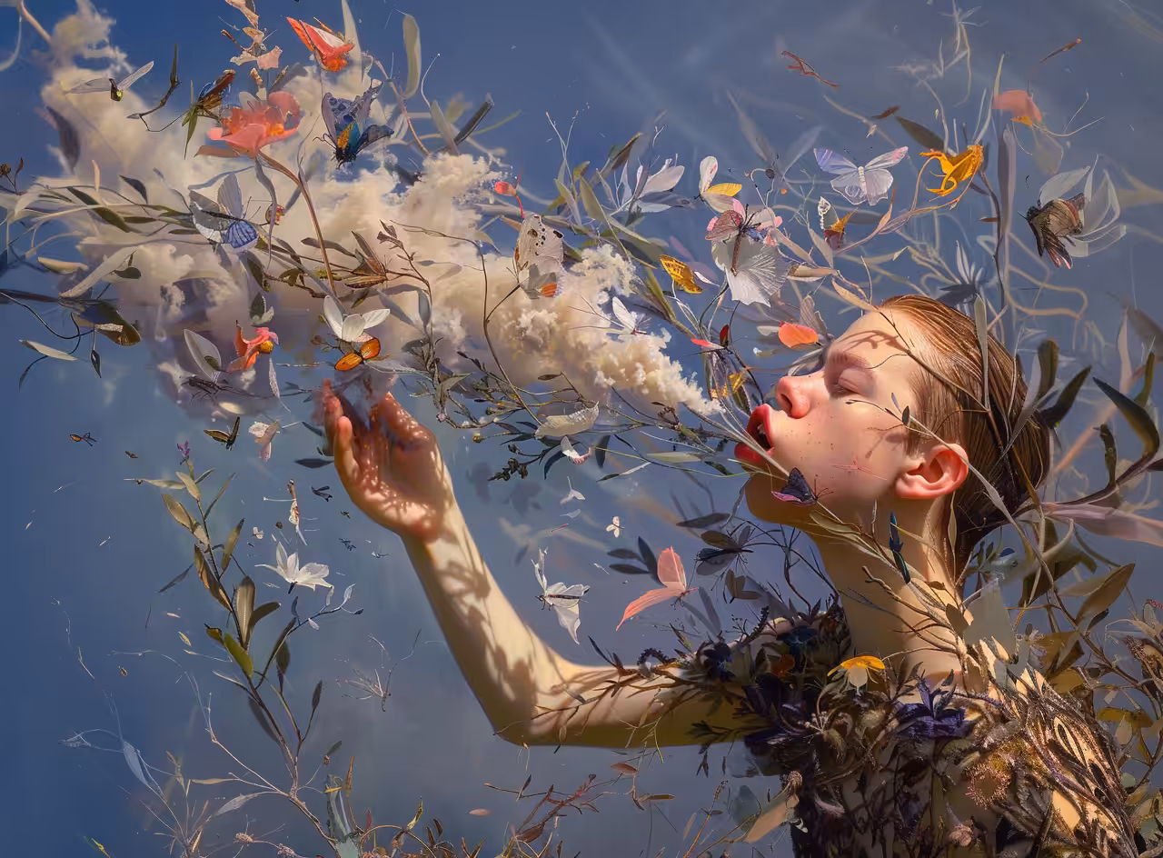 "Exhale of Blossoms"