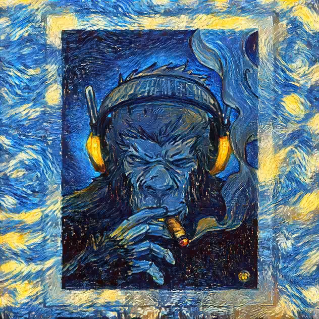 Bored Starry Night Club: Bored Starry Night Ape Club #13