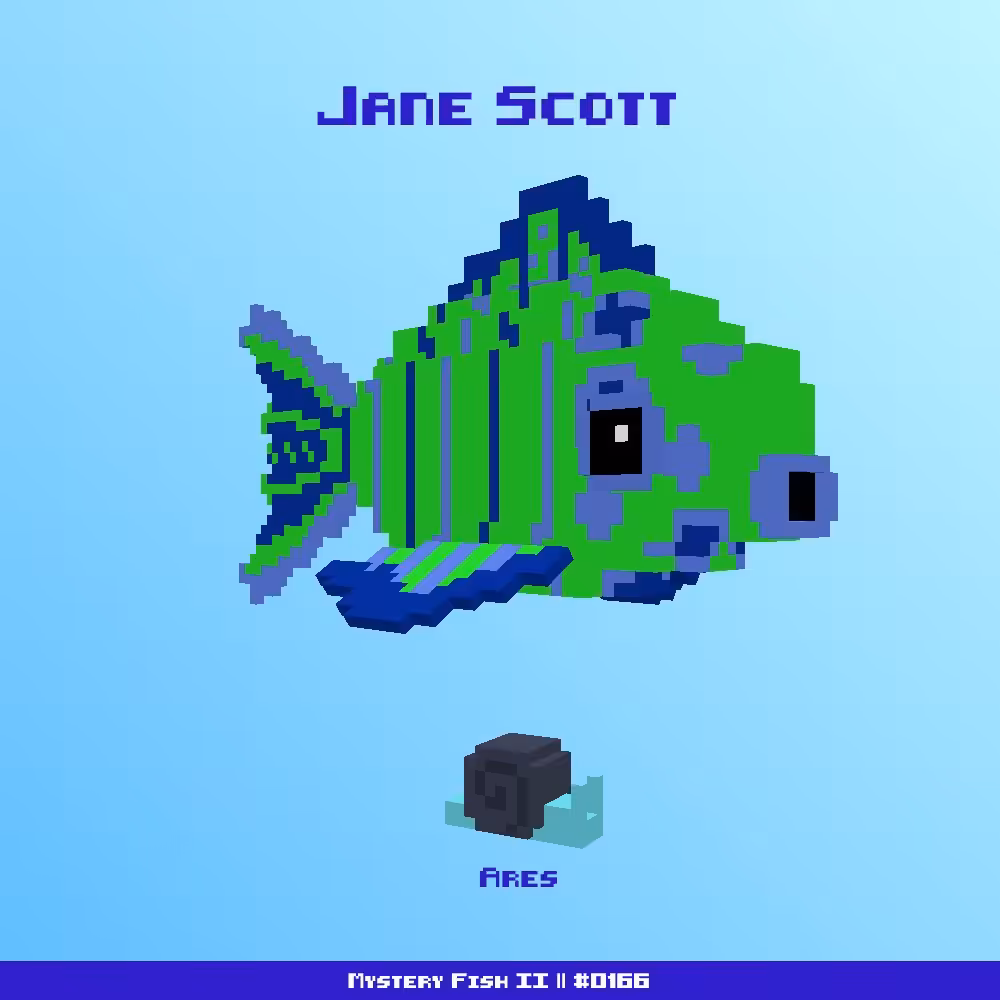 Jane Scott :: Mystery Fish 0166/1000